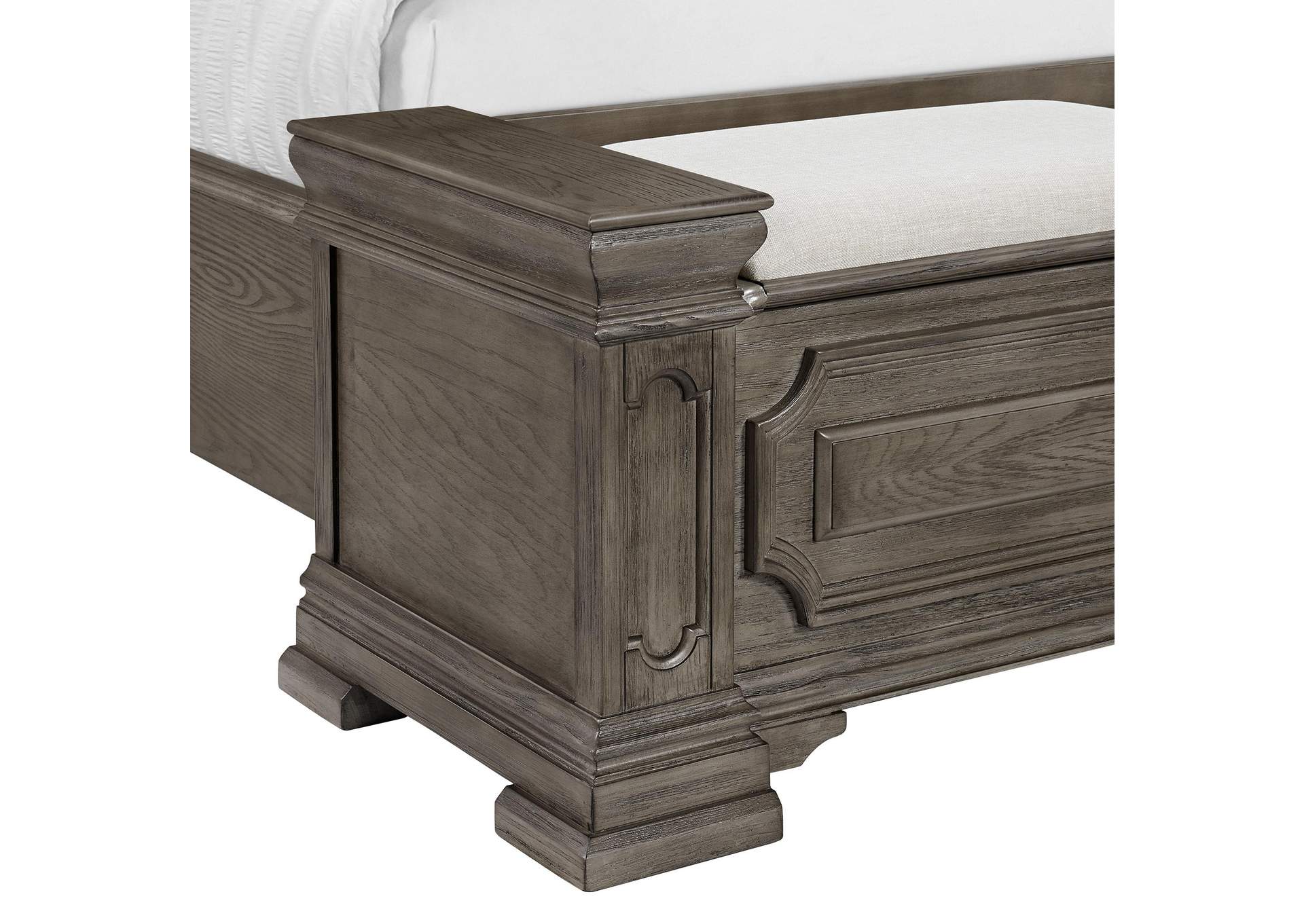 Kings Court King Storage Bed In Grey image 7