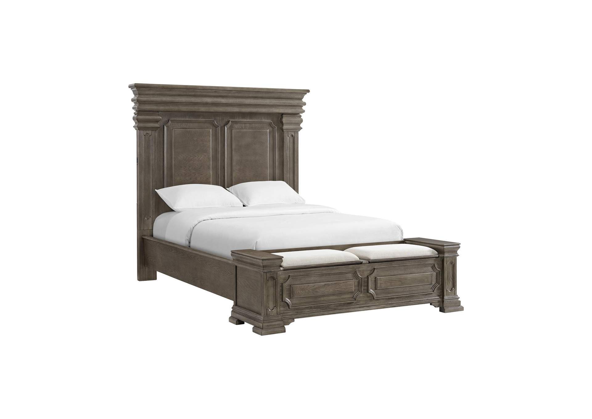 Kings Court Queen Storage Bed In Grey image 11