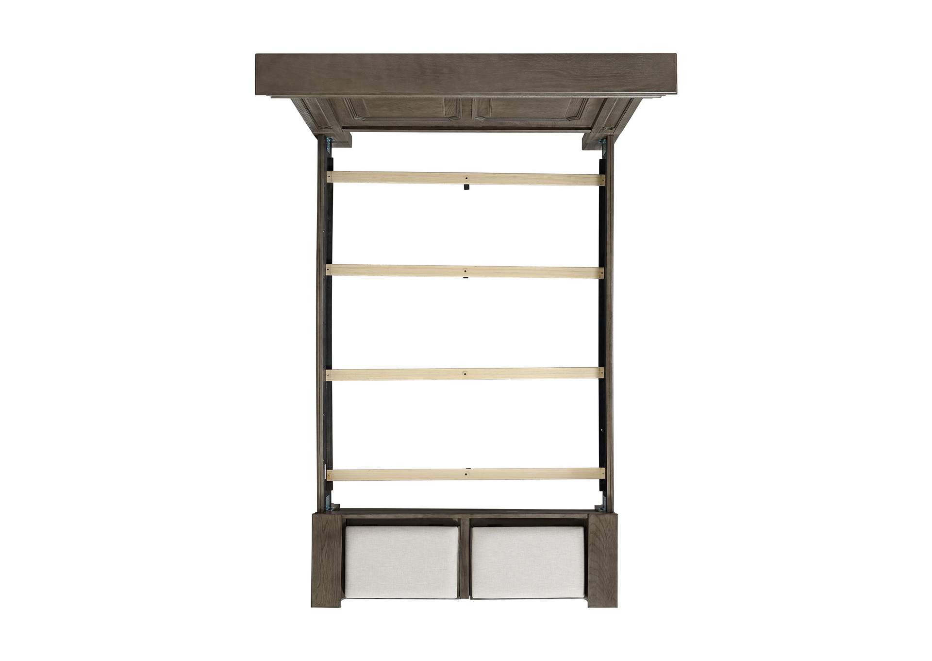 Kings Court Queen Storage Bed In Grey image 9