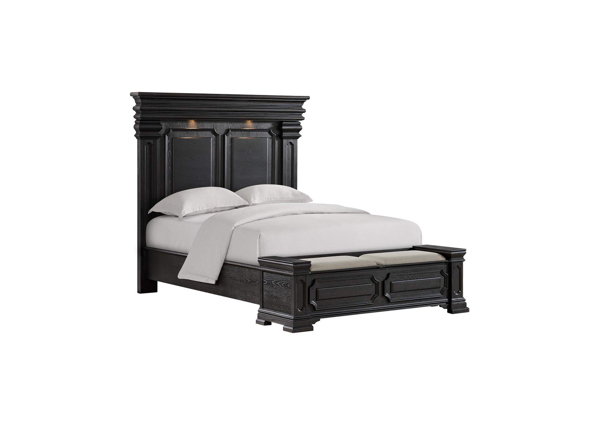Kings Court Queen Storage Bed In Black image 7