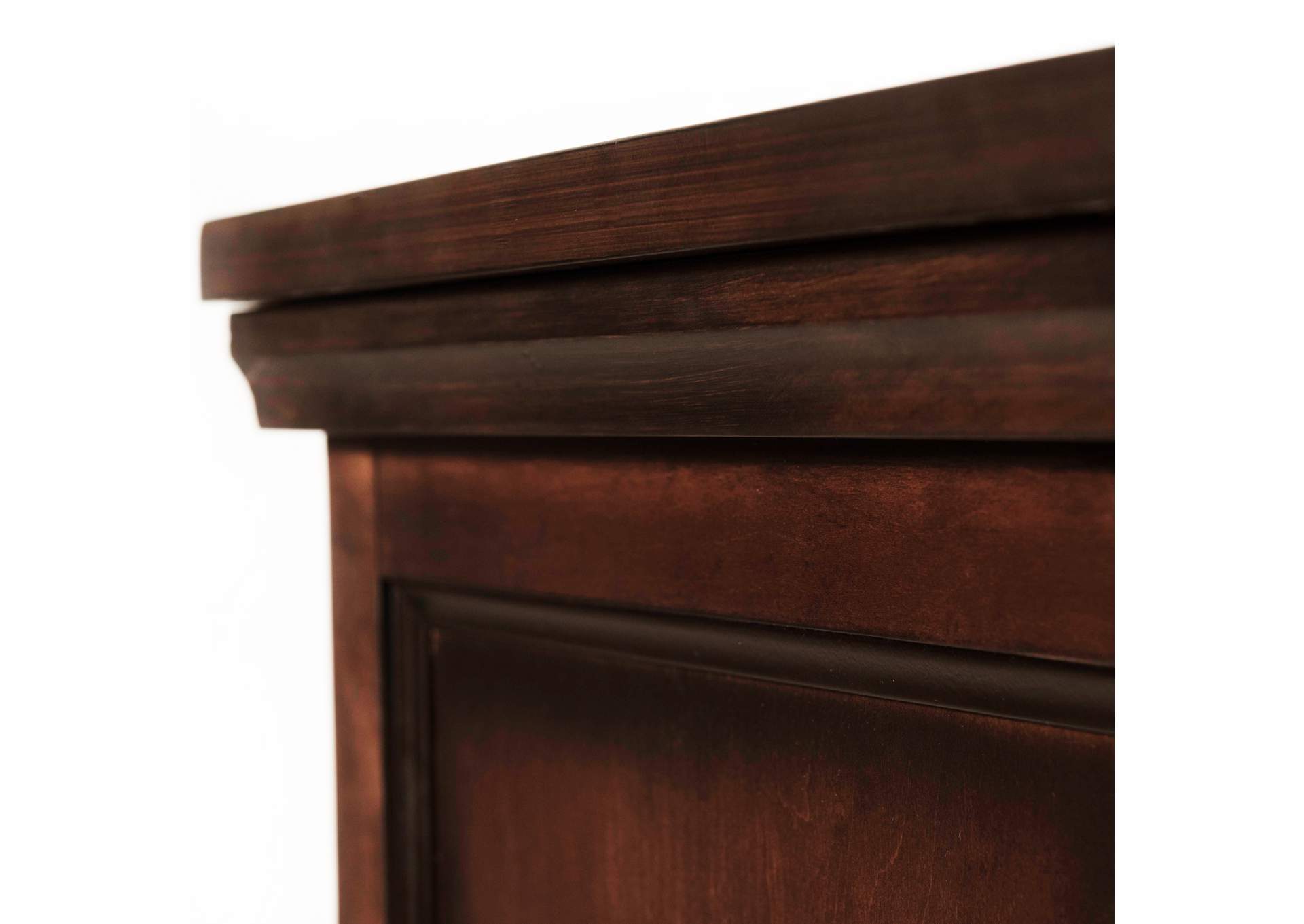 Kingston Queen Bed With Storage Footboard And Non - Storage Rails image 8