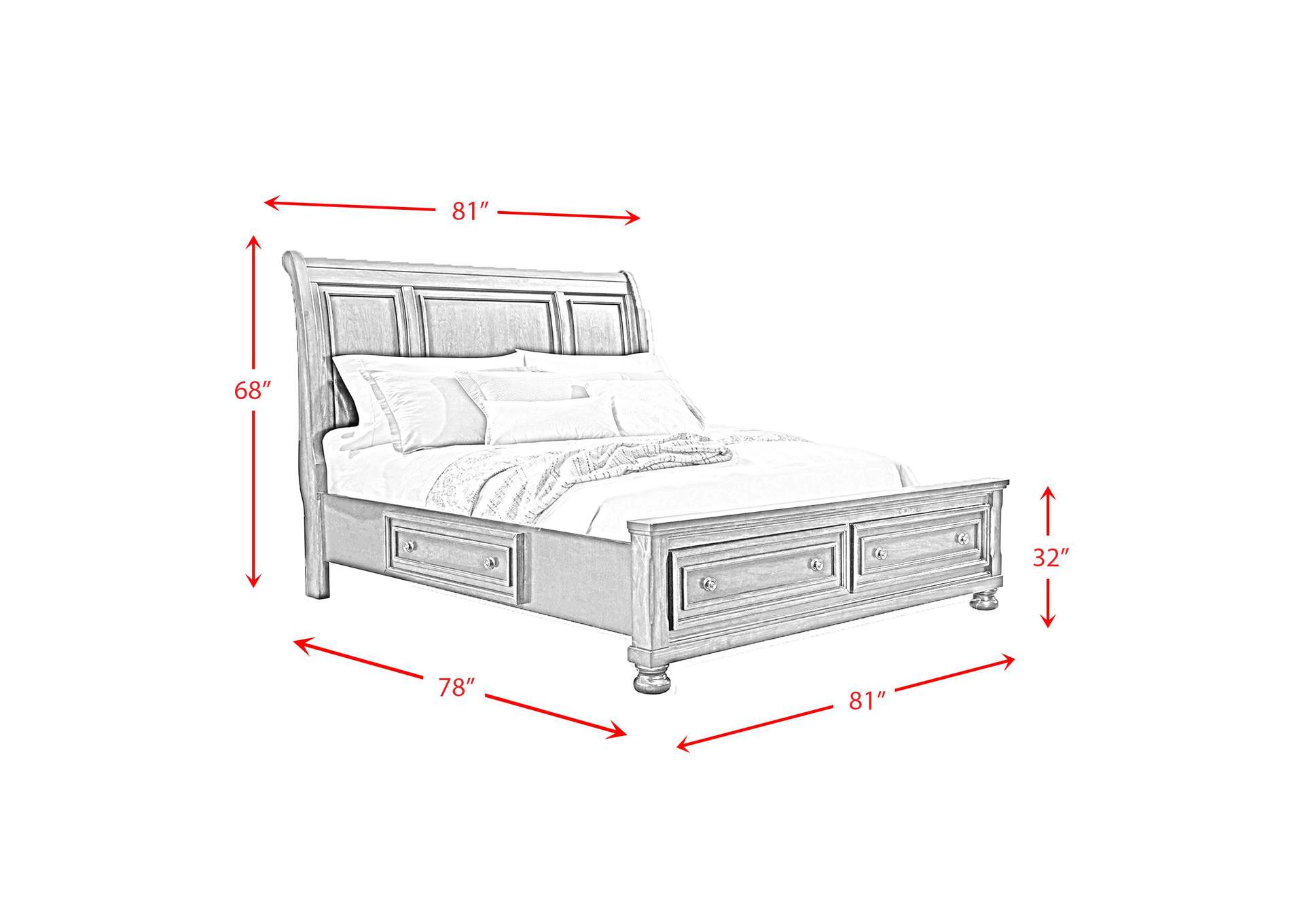 Kingston King Storage Bed image 6