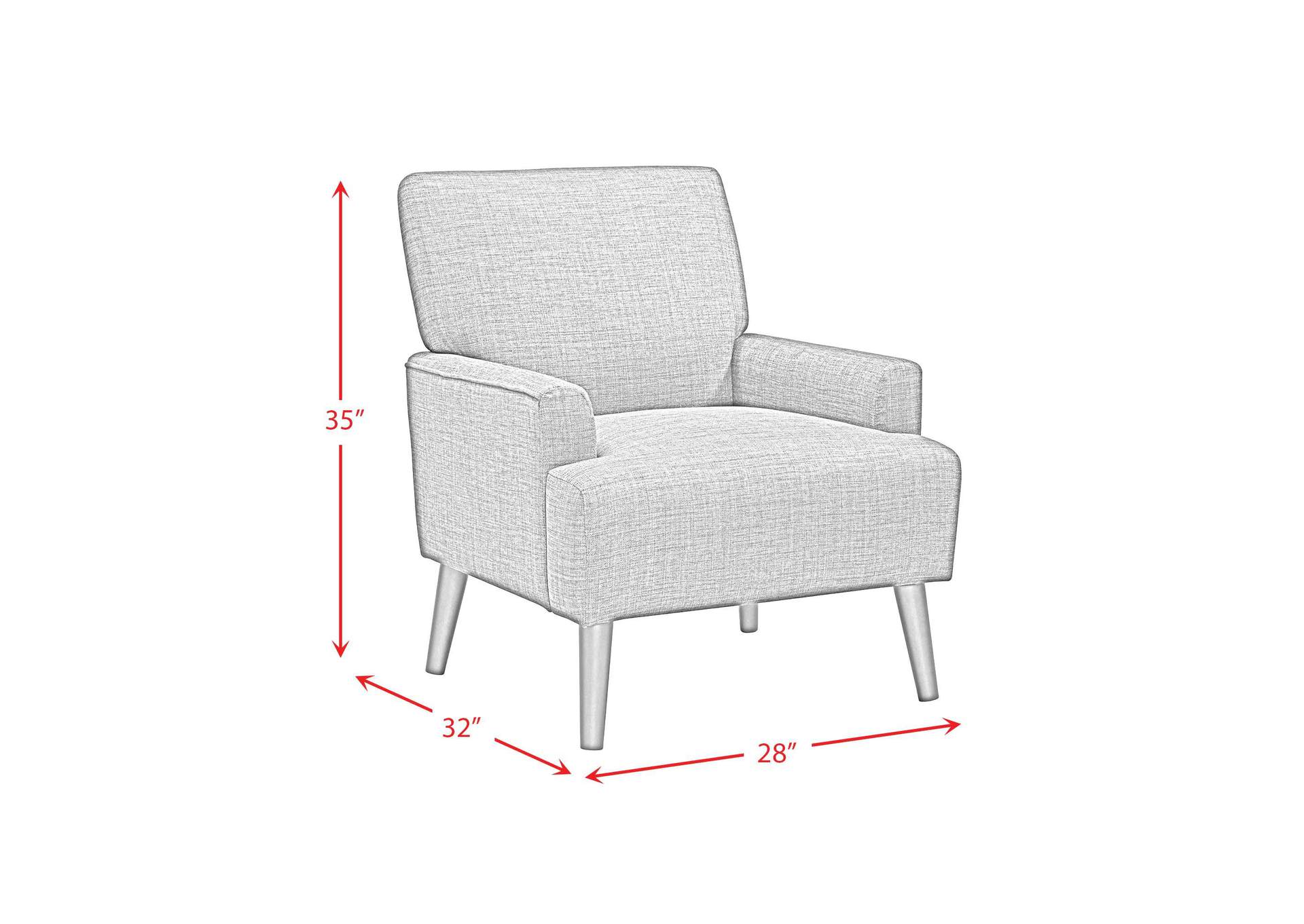 Kiwi Chair In 8077 Boucle Grey Espresso image 7
