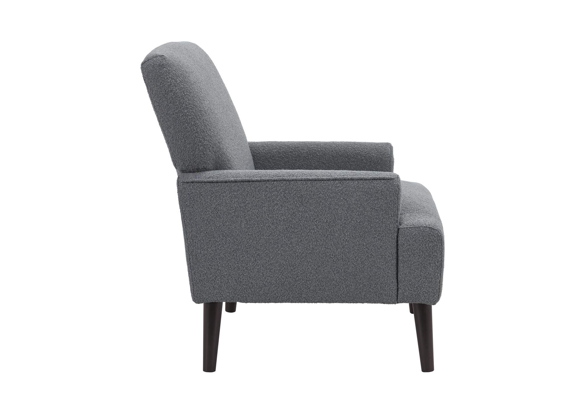 Kiwi Chair In 8077 Boucle Grey Espresso image 8