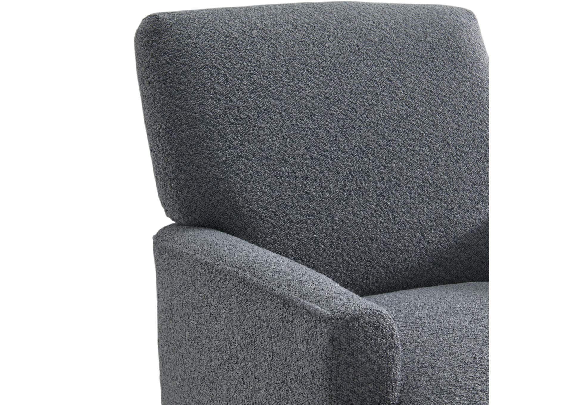 Kiwi Chair In 8077 Boucle Grey Espresso image 3