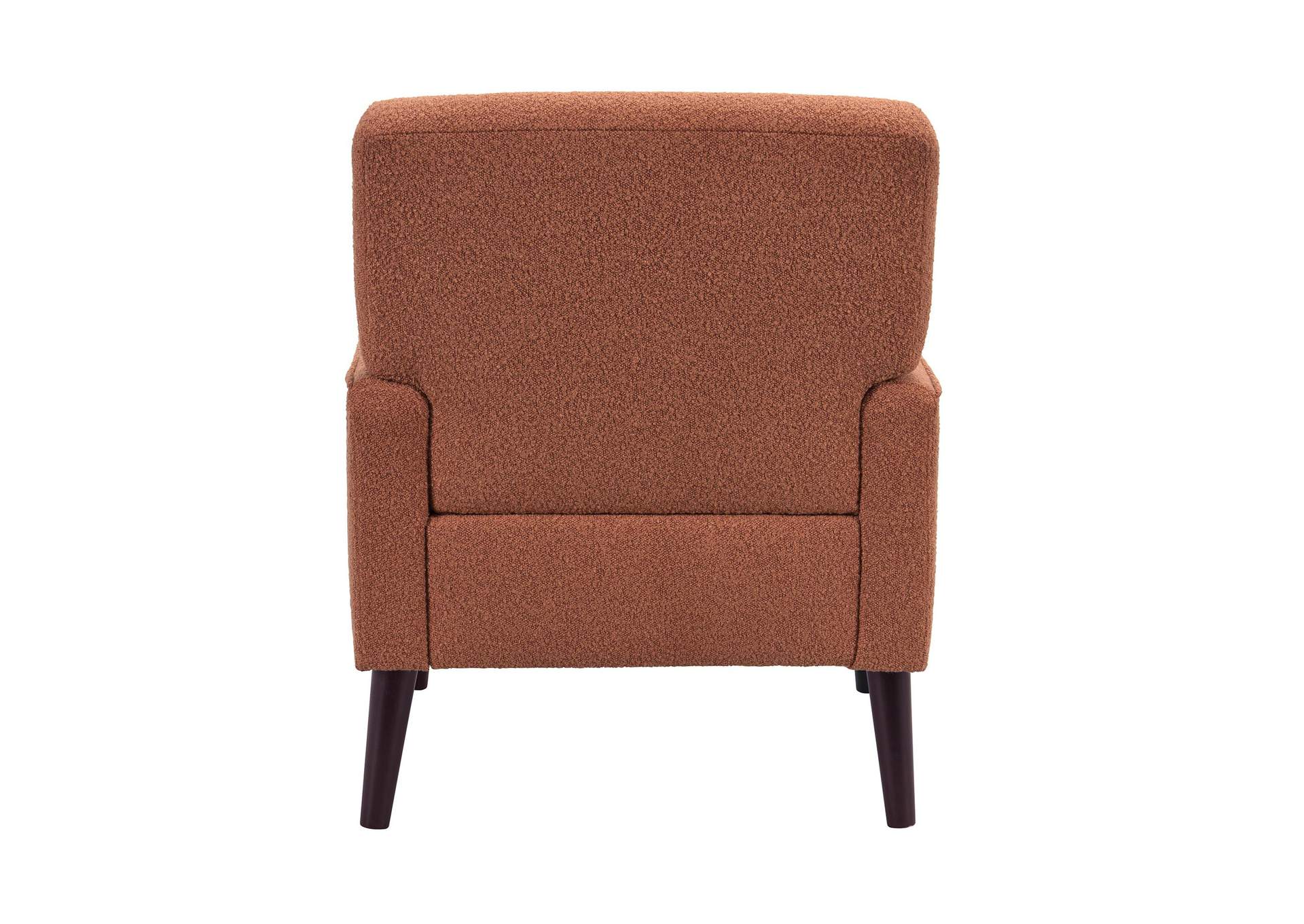 Kiwi Chair In 8077 Boucle Orange Espresso image 9
