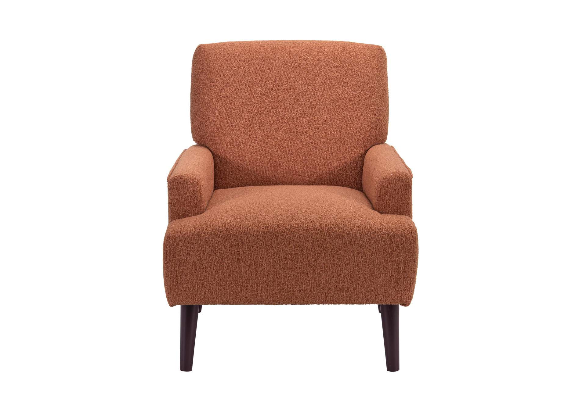 Kiwi Chair In 8077 Boucle Orange Espresso image 6