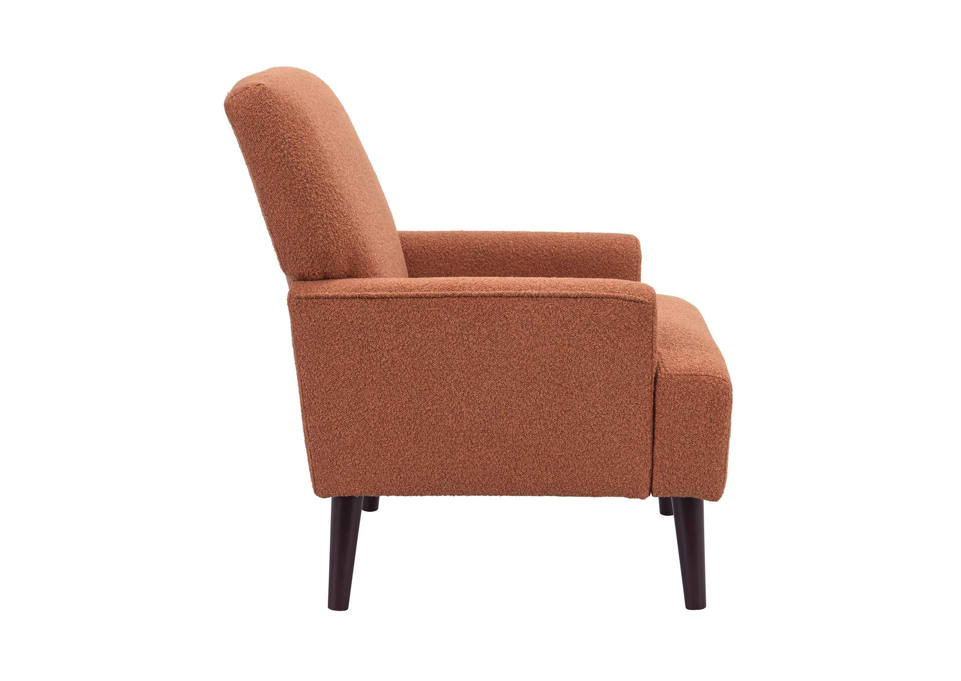 Kiwi Chair In 8077 Boucle Orange Espresso image 8