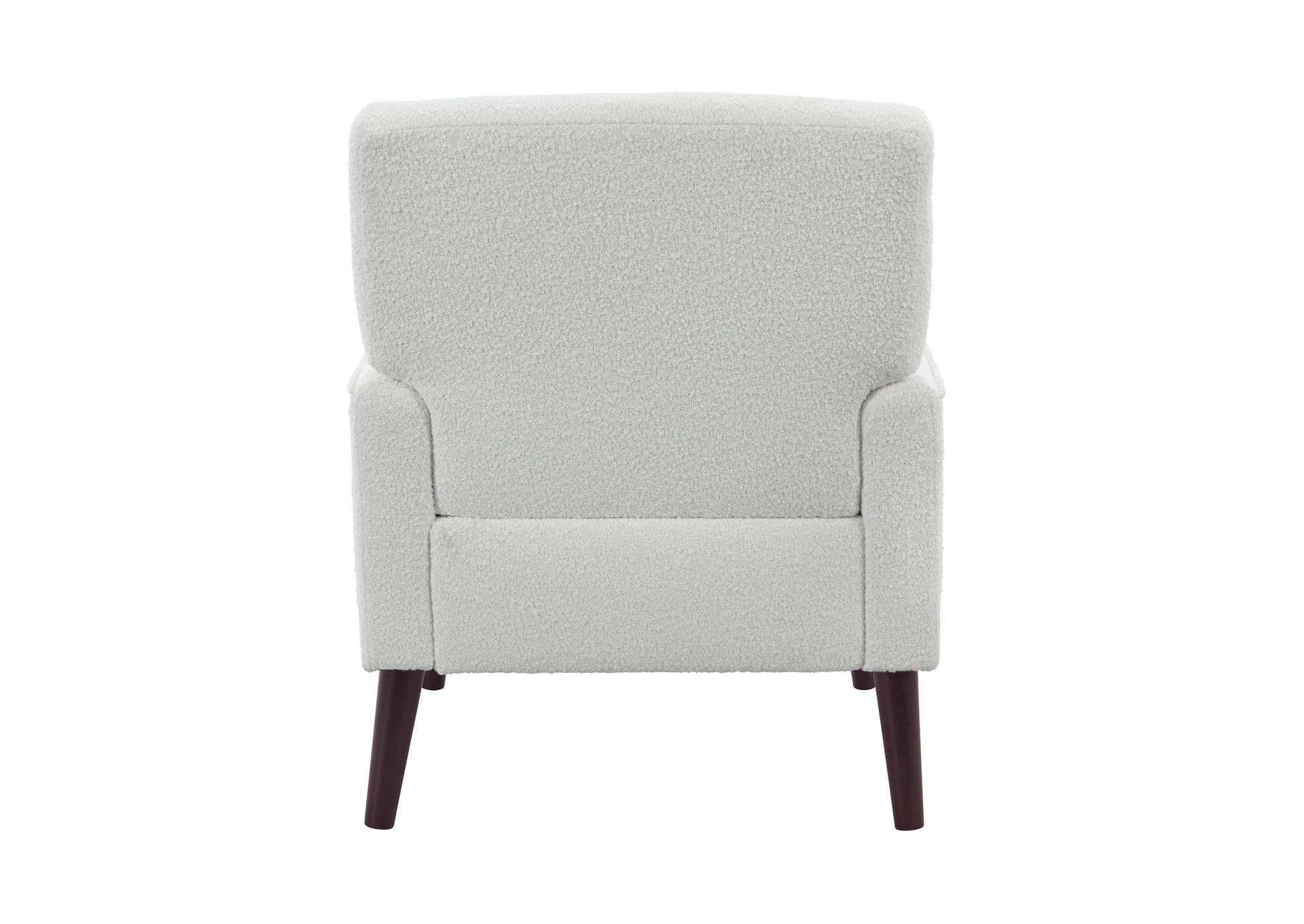 Kiwi Chair In 8077 Boucle White Espresso image 9