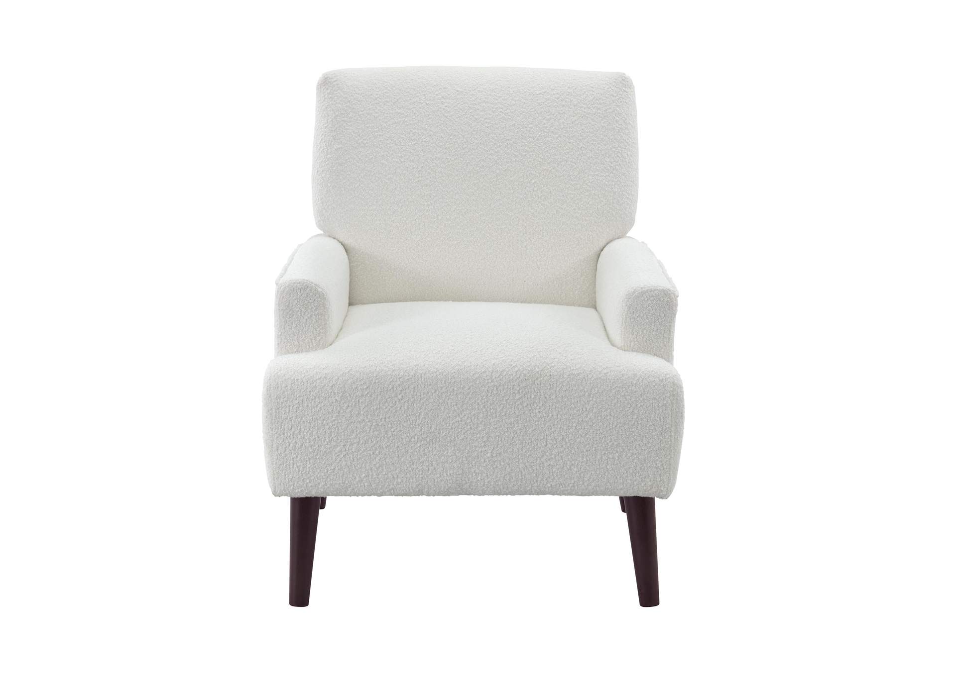 Kiwi Chair In 8077 Boucle White Espresso image 6