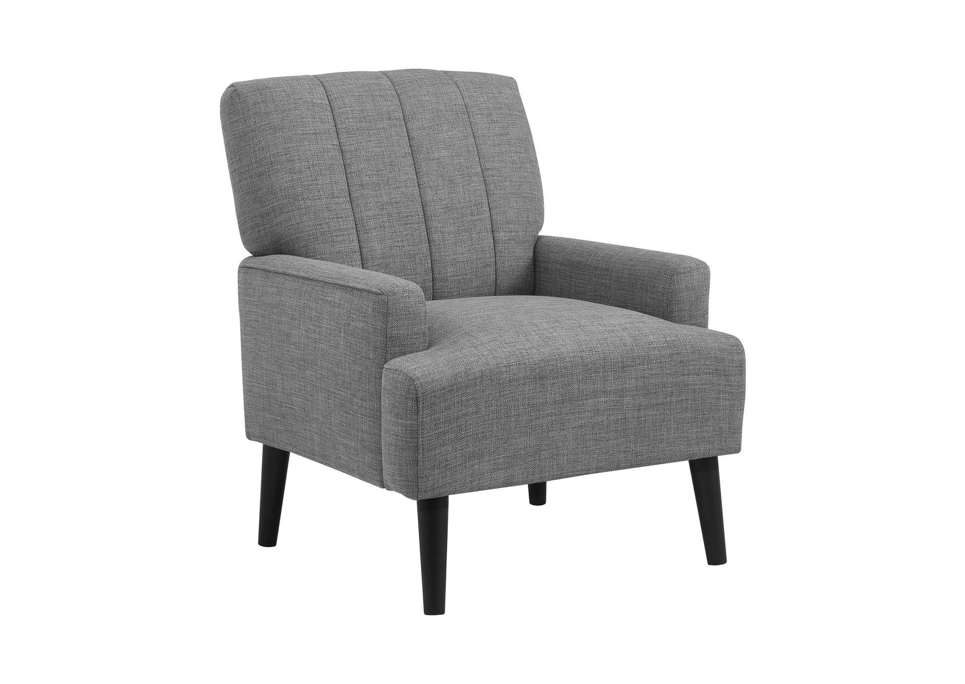 Kiwi Chair With Channel Back In Palmer Grey image 5