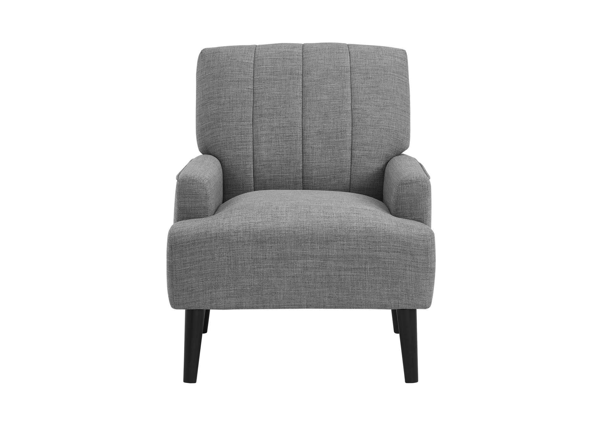 Kiwi Chair With Channel Back In Palmer Grey image 6