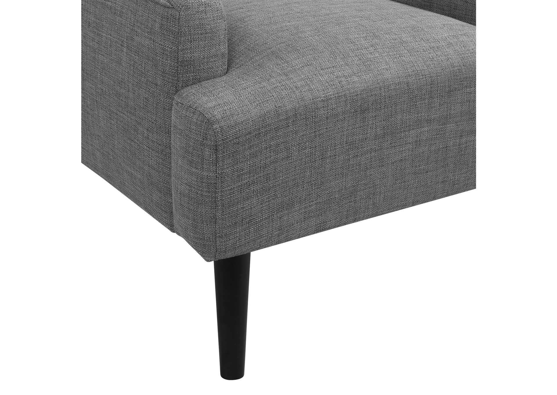 Kiwi Chair With Channel Back In Palmer Grey image 4