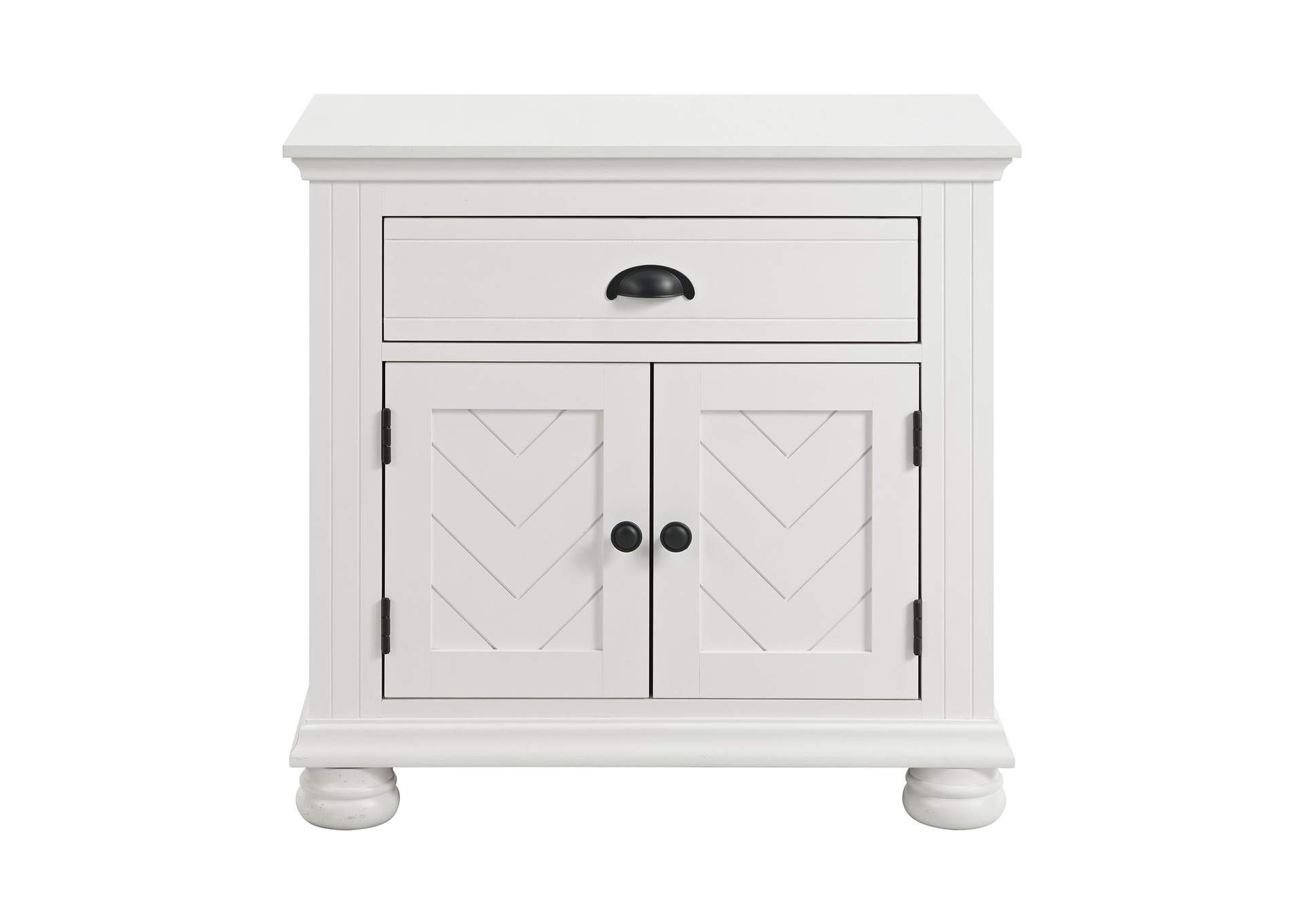 Kona 1 - Drawer Nightstand In White image 4