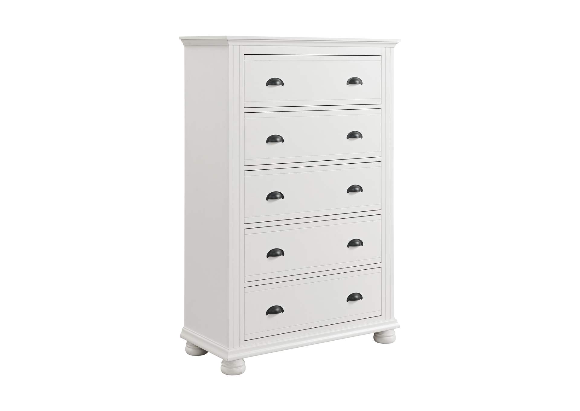 Kona Full Panel 3 Piece Bedroom Set In White image 18
