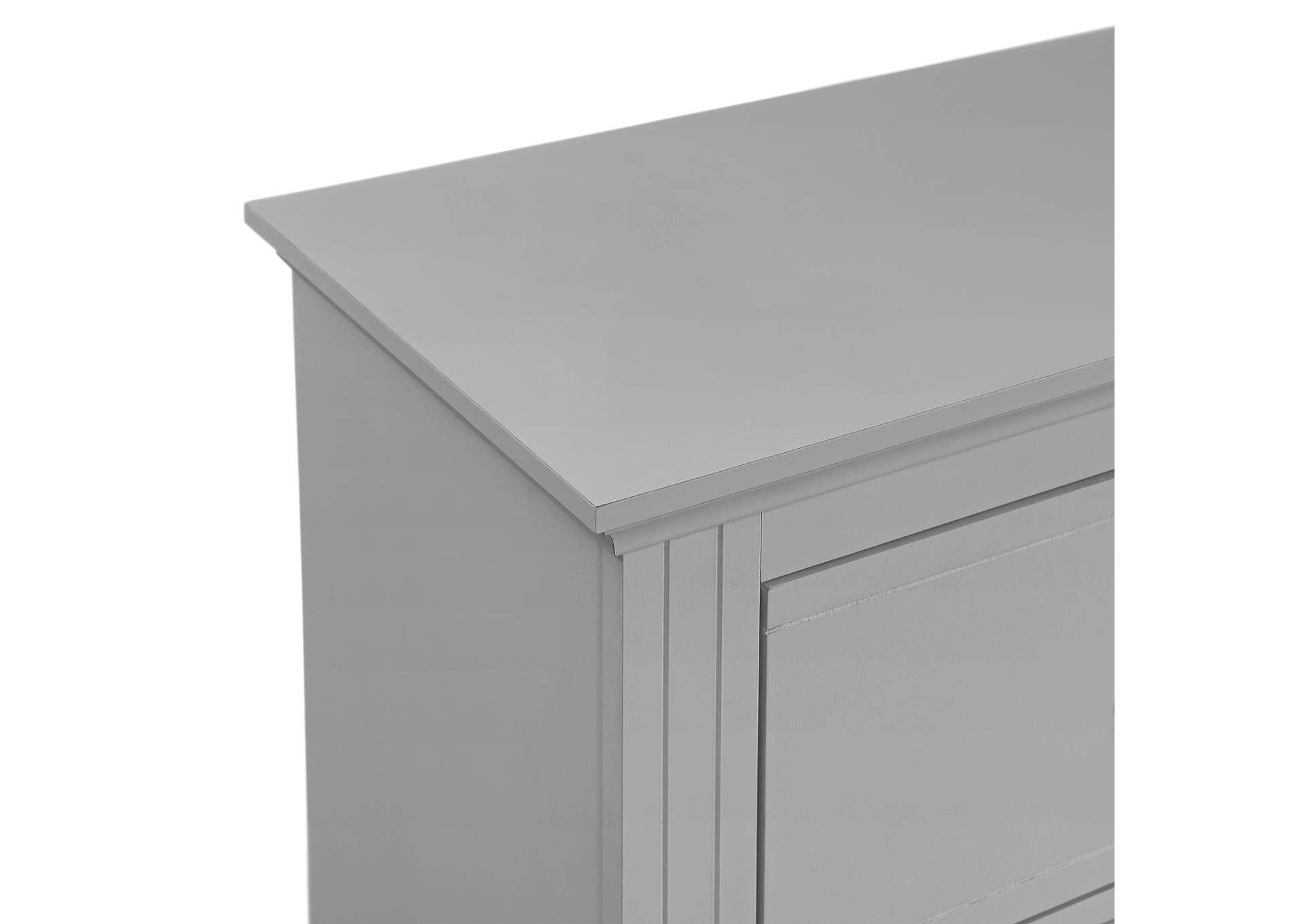 Kona 1 - Drawer Nightstand In Grey