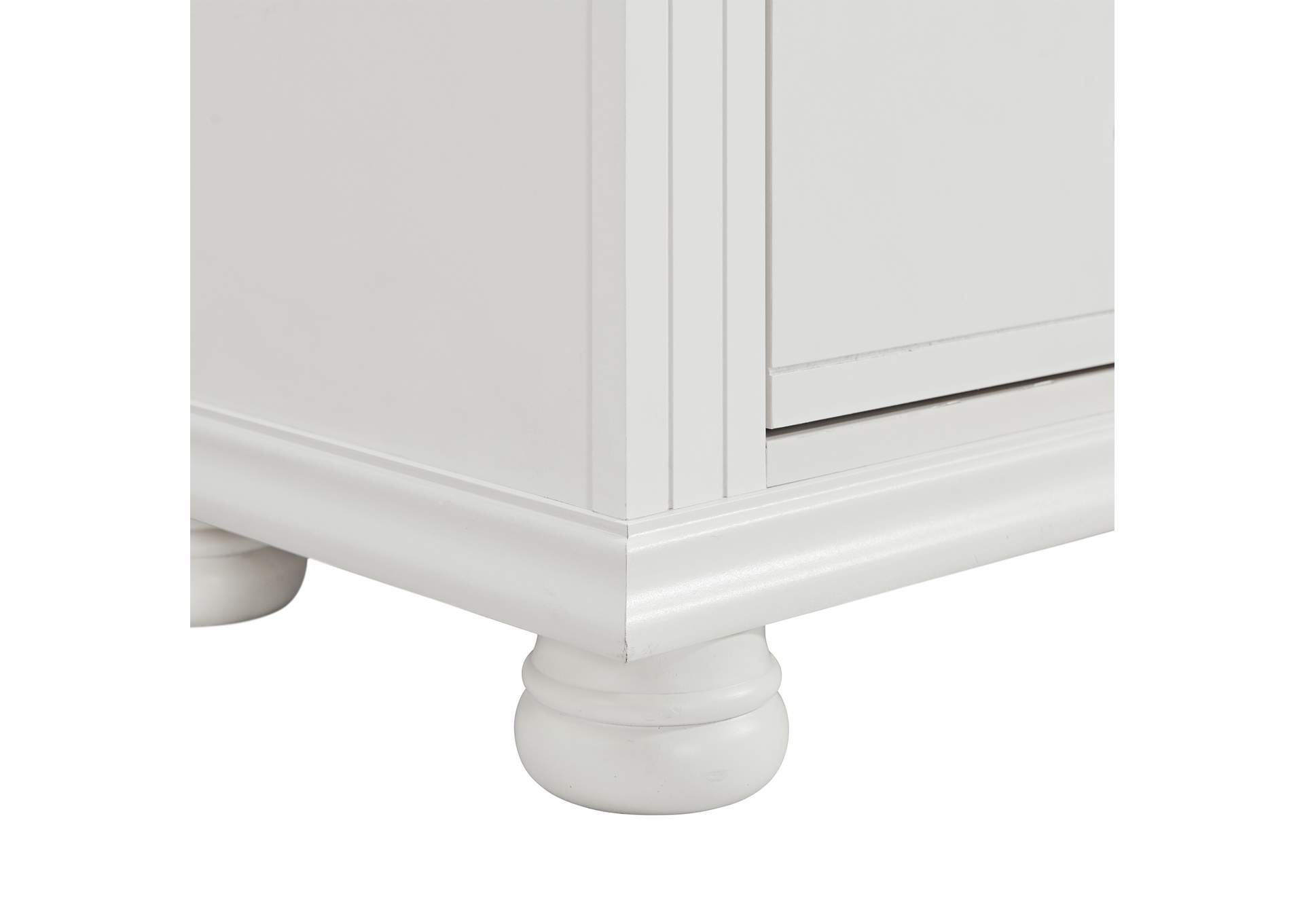Kona Full Panel 3 Piece Bedroom Set In White image 11