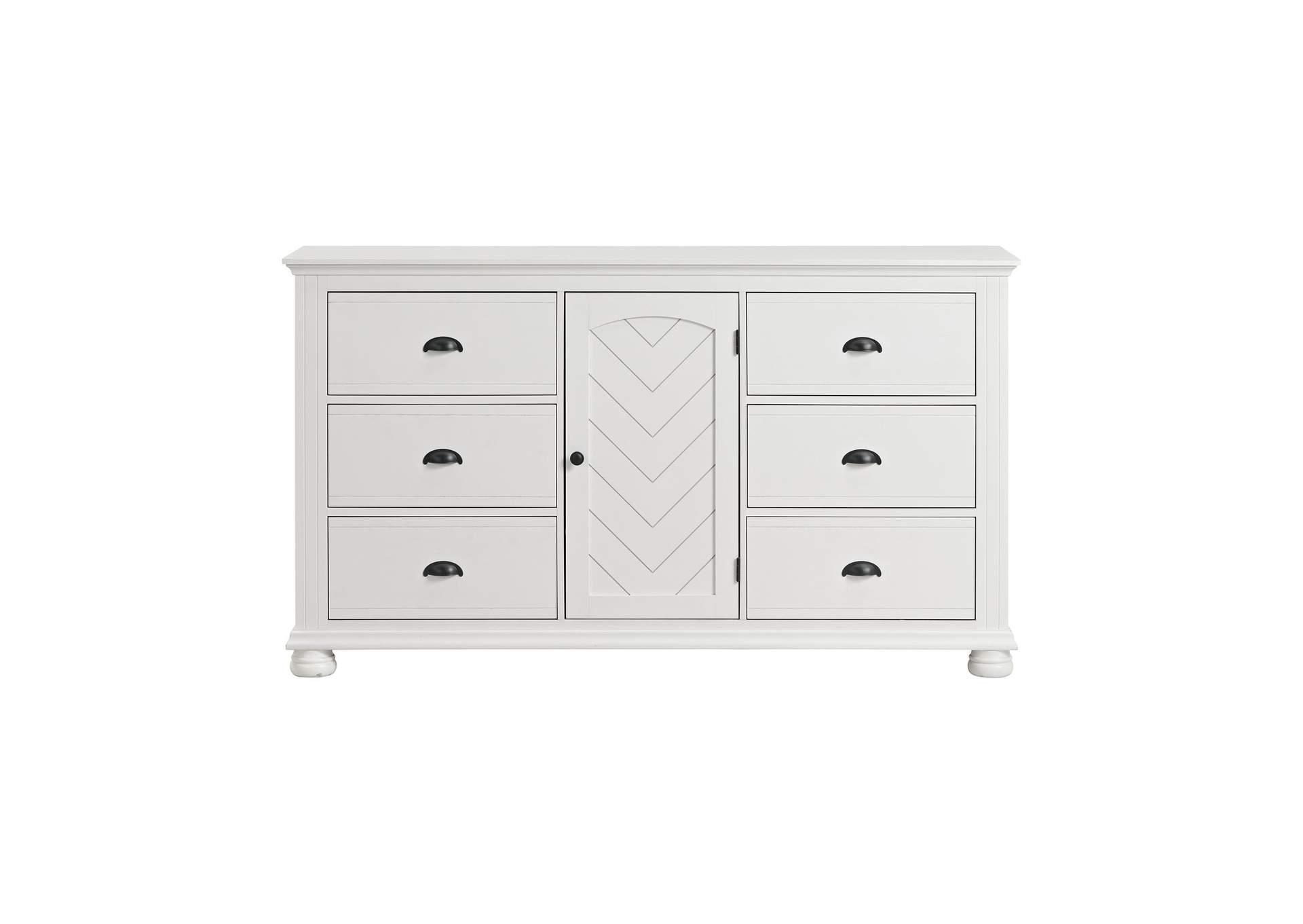 Kona 6 - Drawer Dresser In White image 4