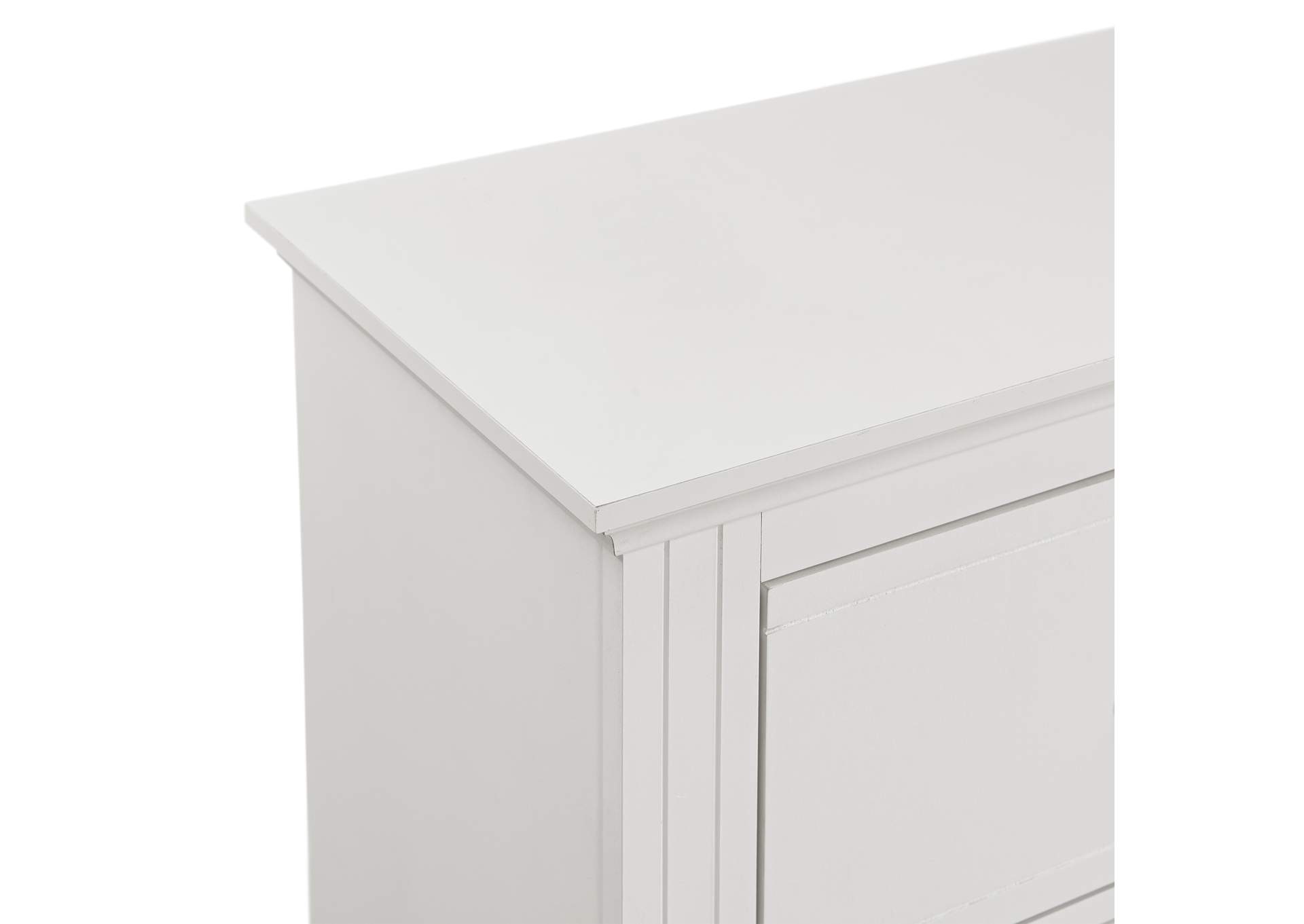 Kona Full Panel 3 Piece Bedroom Set In White image 13
