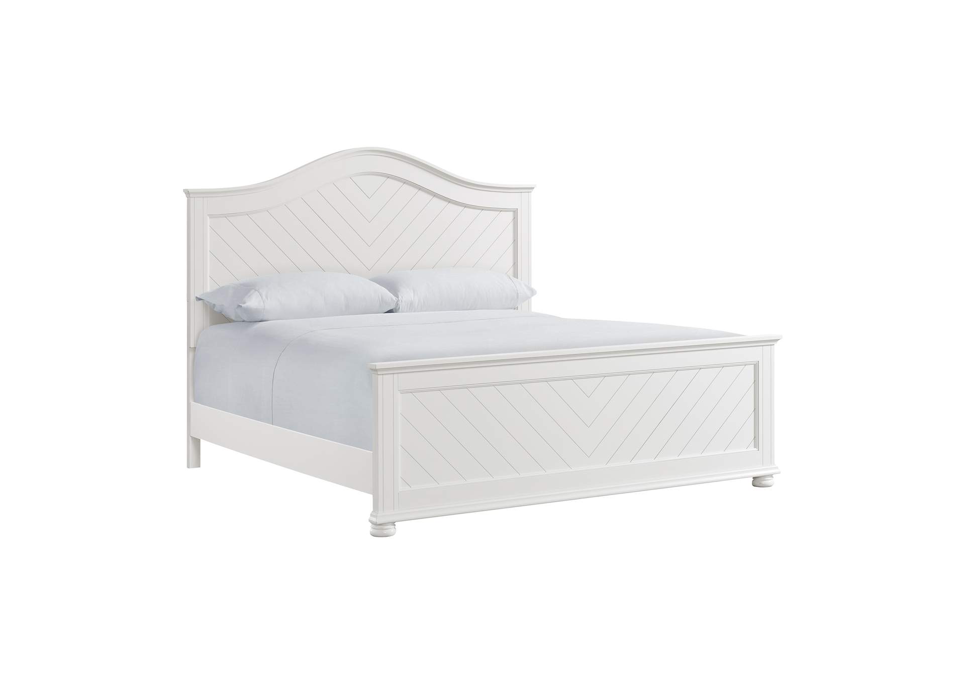 Kona King Panel 3 Piece Bedroom Set In White image 19