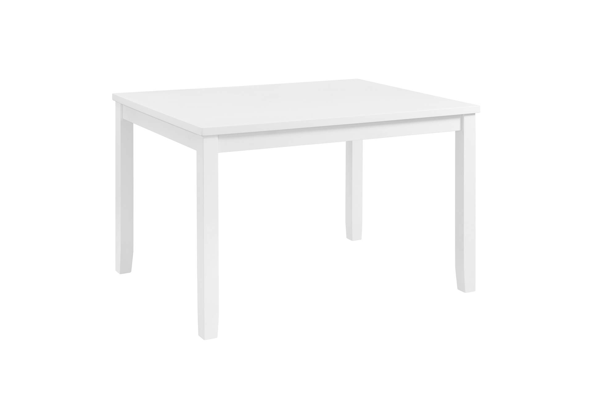 Kona Rectangular Dining Table In White