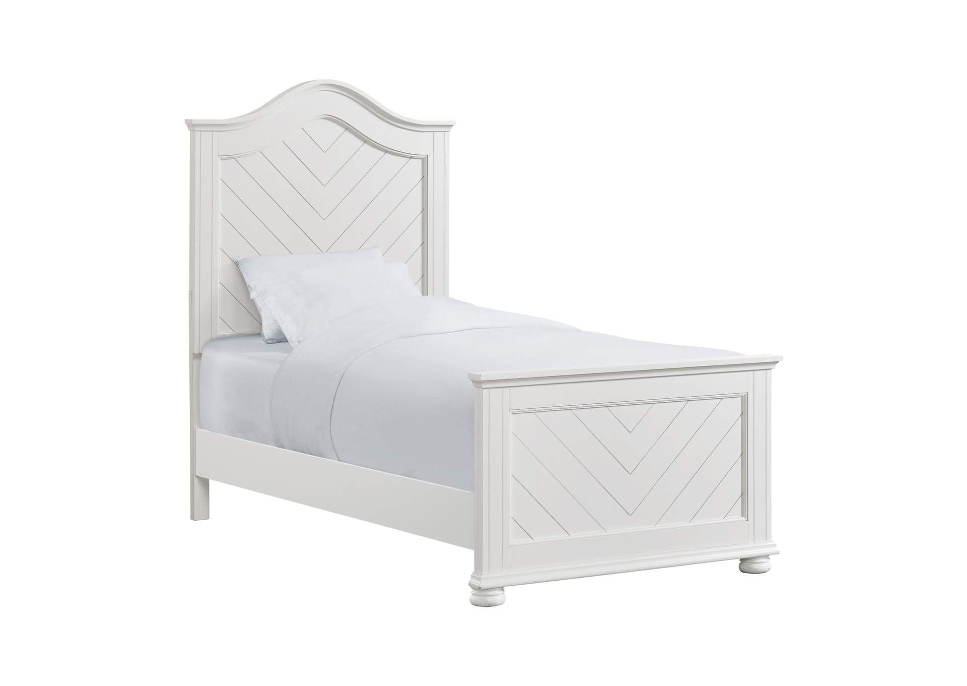Kona Twin Panel 5 Piece Bedroom Set In White image 21