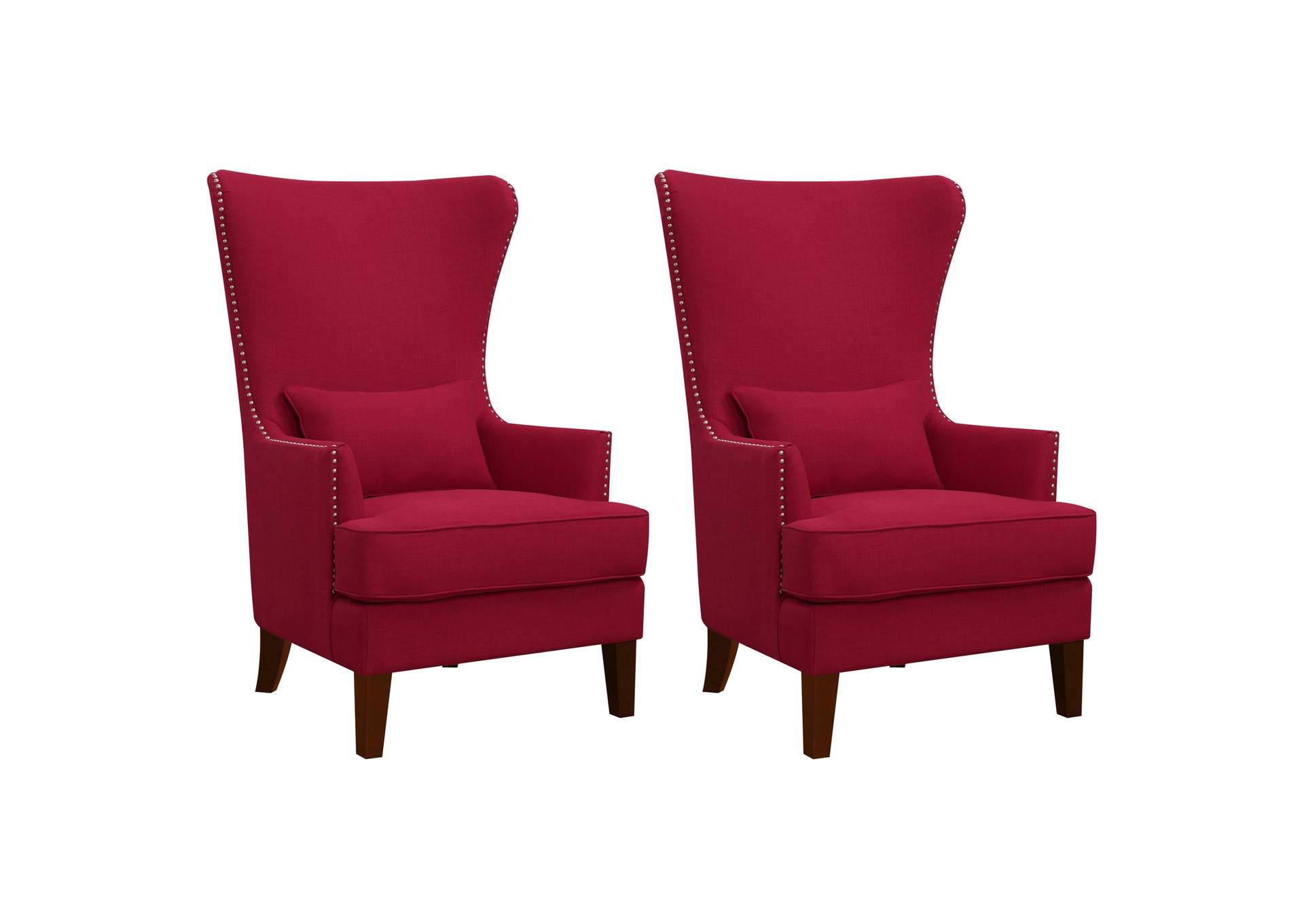 Kori 724 Chair With Chrome Nails Heirloom Berry image 6