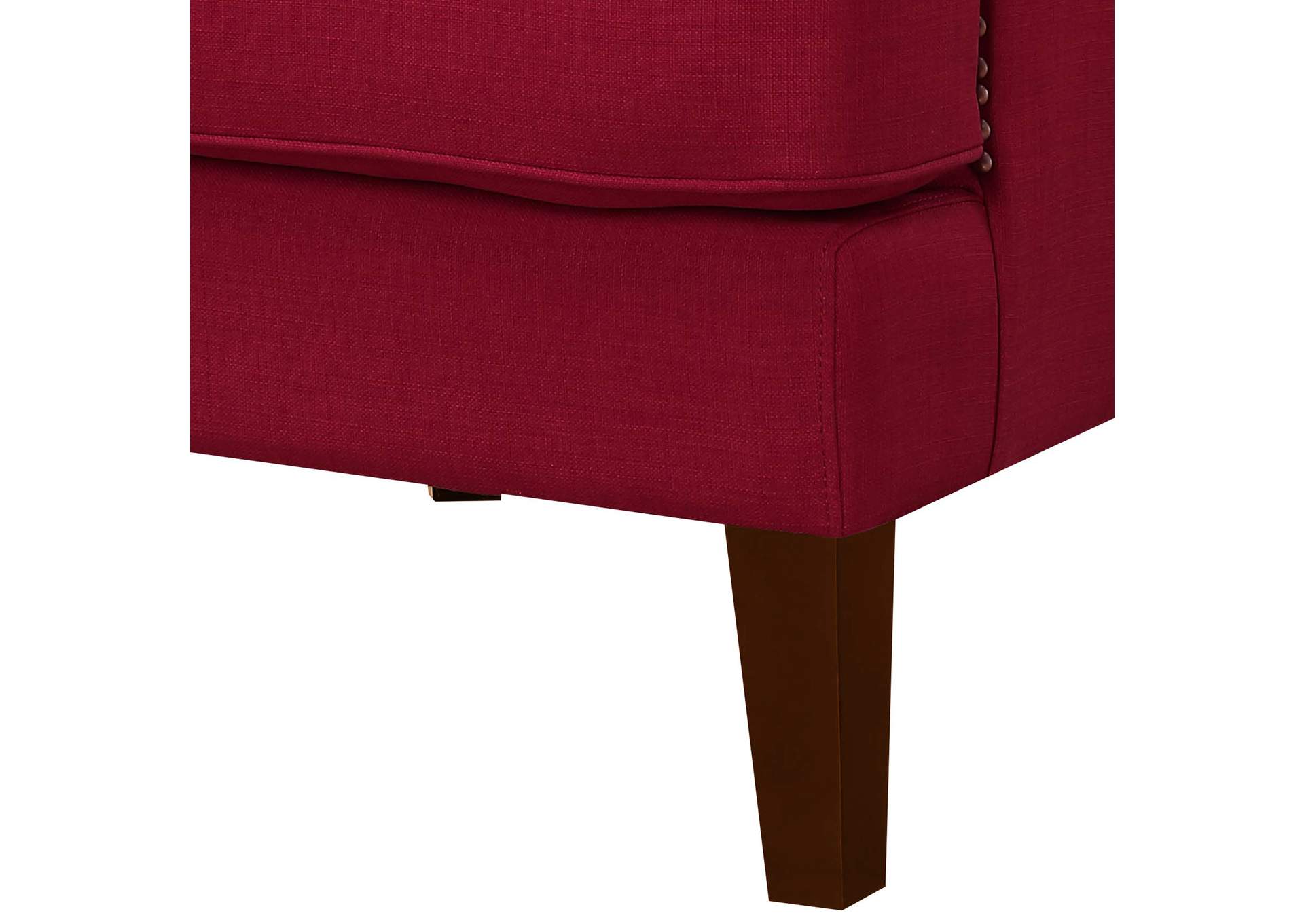 Kori 724 Chair With Chrome Nails Heirloom Berry image 10