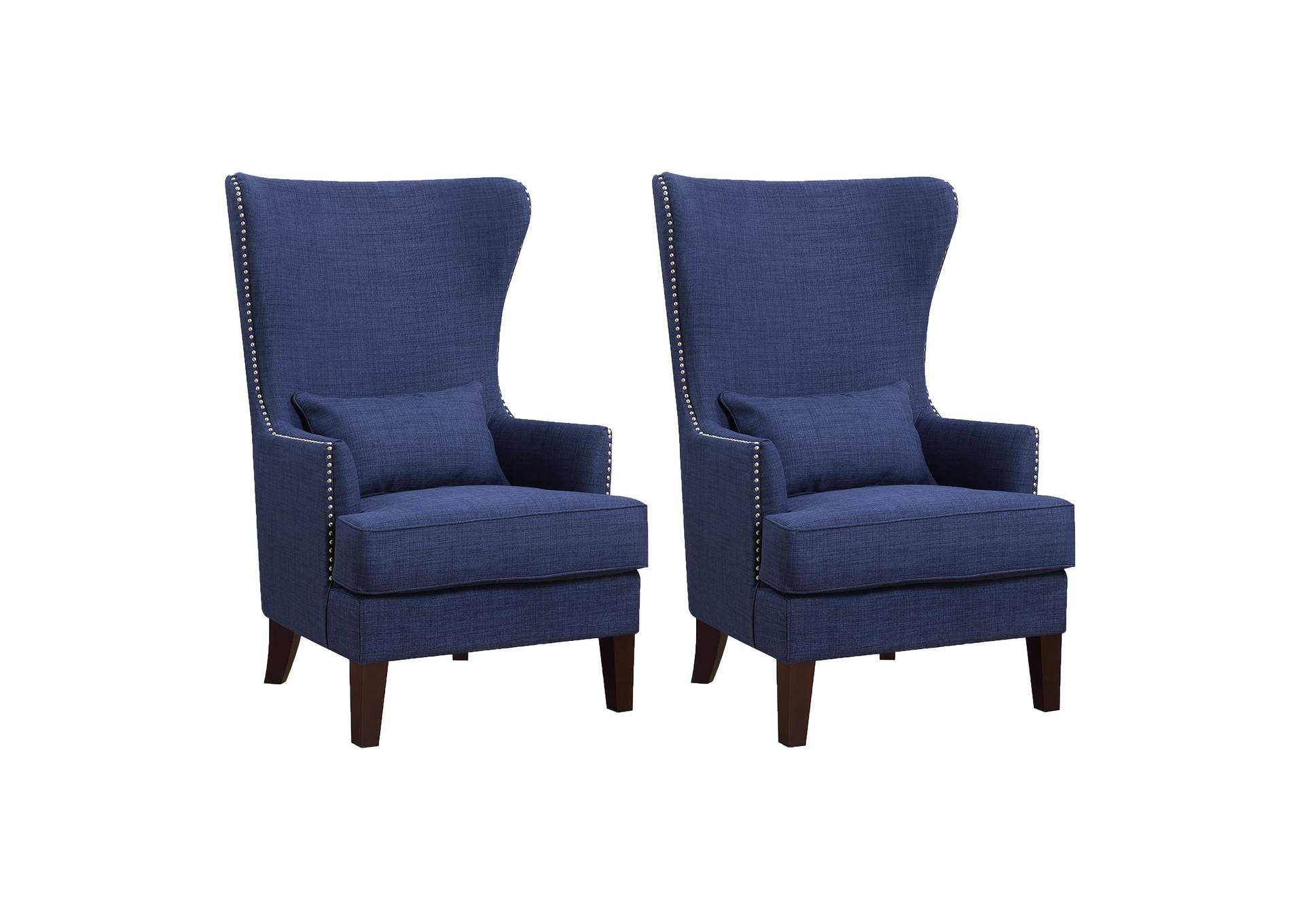 Kori 724 Chair With Chrome Nails Heirloom Blue