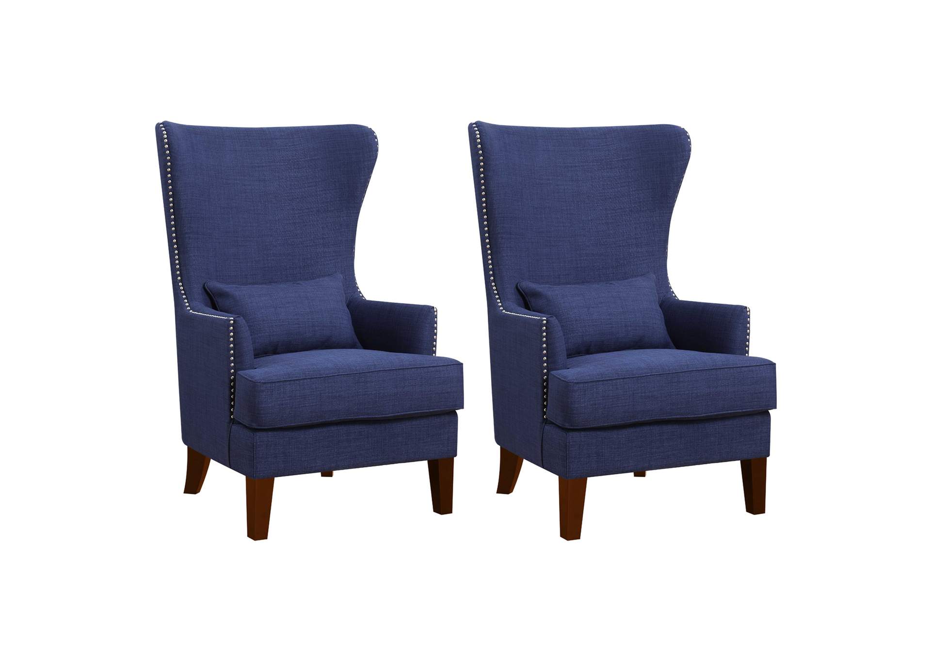 Kori 724 Chair With Chrome Nails Heirloom Blue image 6