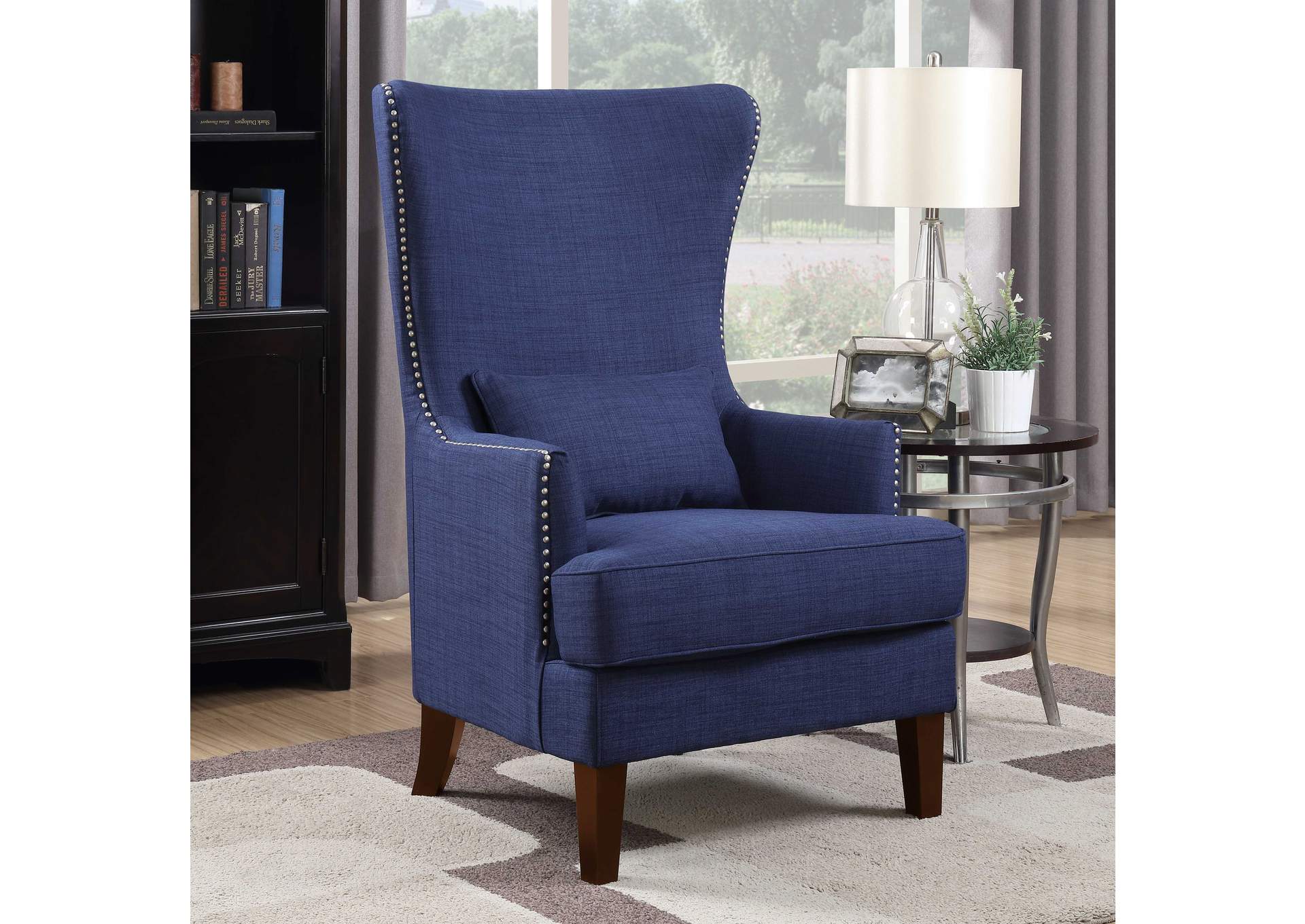 Kori 724 Chair With Chrome Nails Heirloom Blue image 1