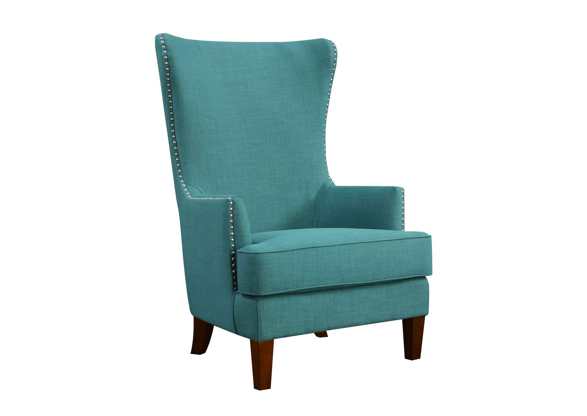 Kori 724 Chair With Chrome Nails Heirloom Aqua - Teal image 3