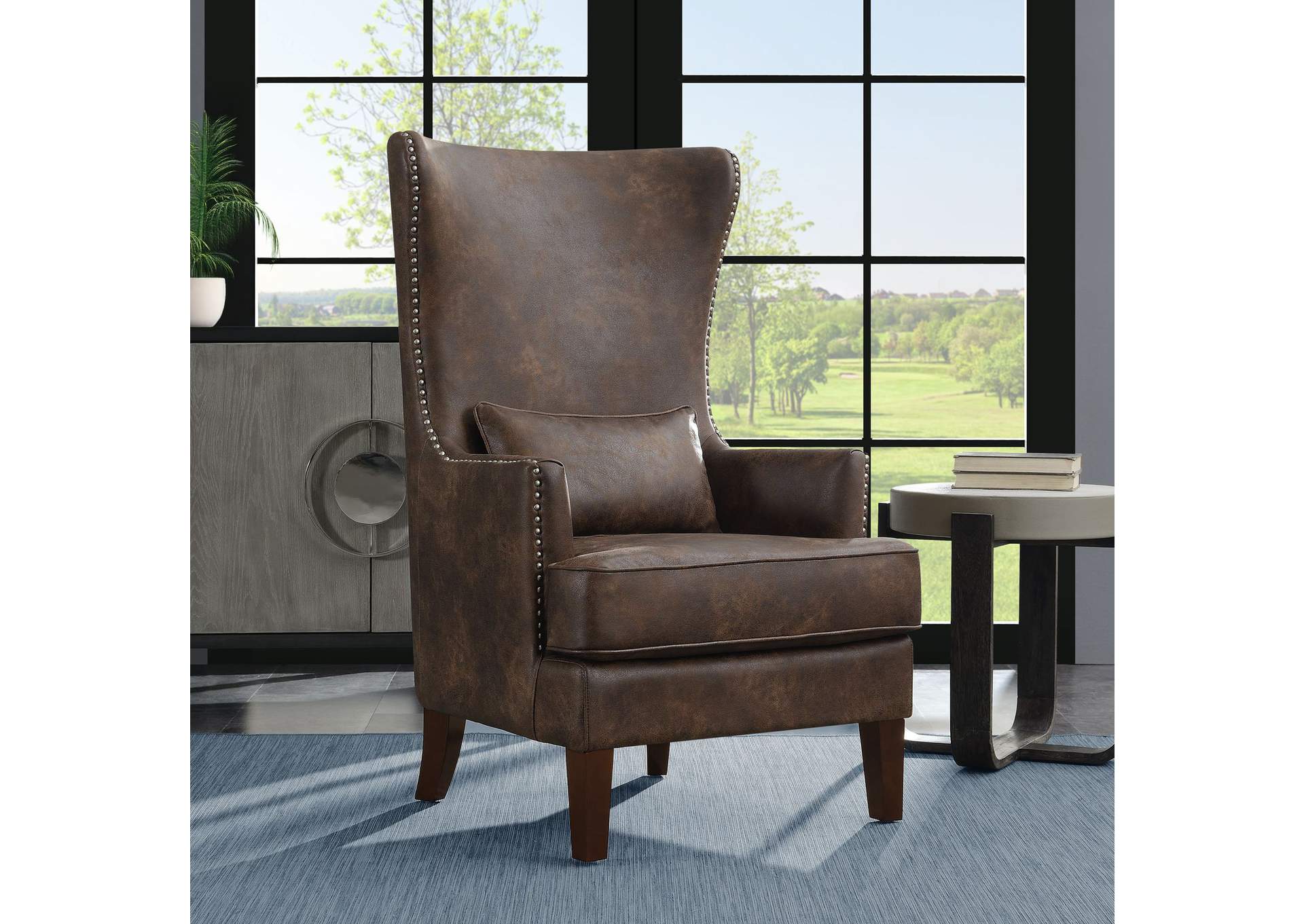 Kori 724 Chair With Chrome Nails In Sierra Toffee image 1