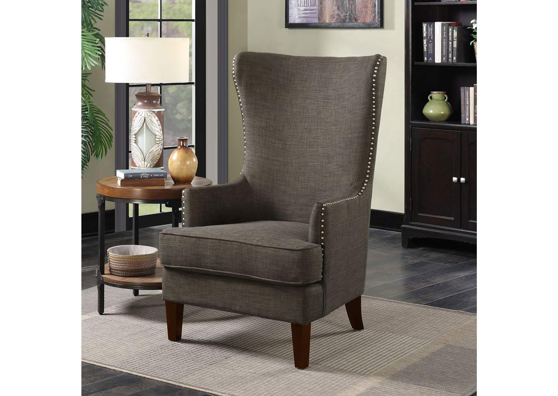 Kori 724 Chair With Chrome Nails Heirloom Charcoal image 1