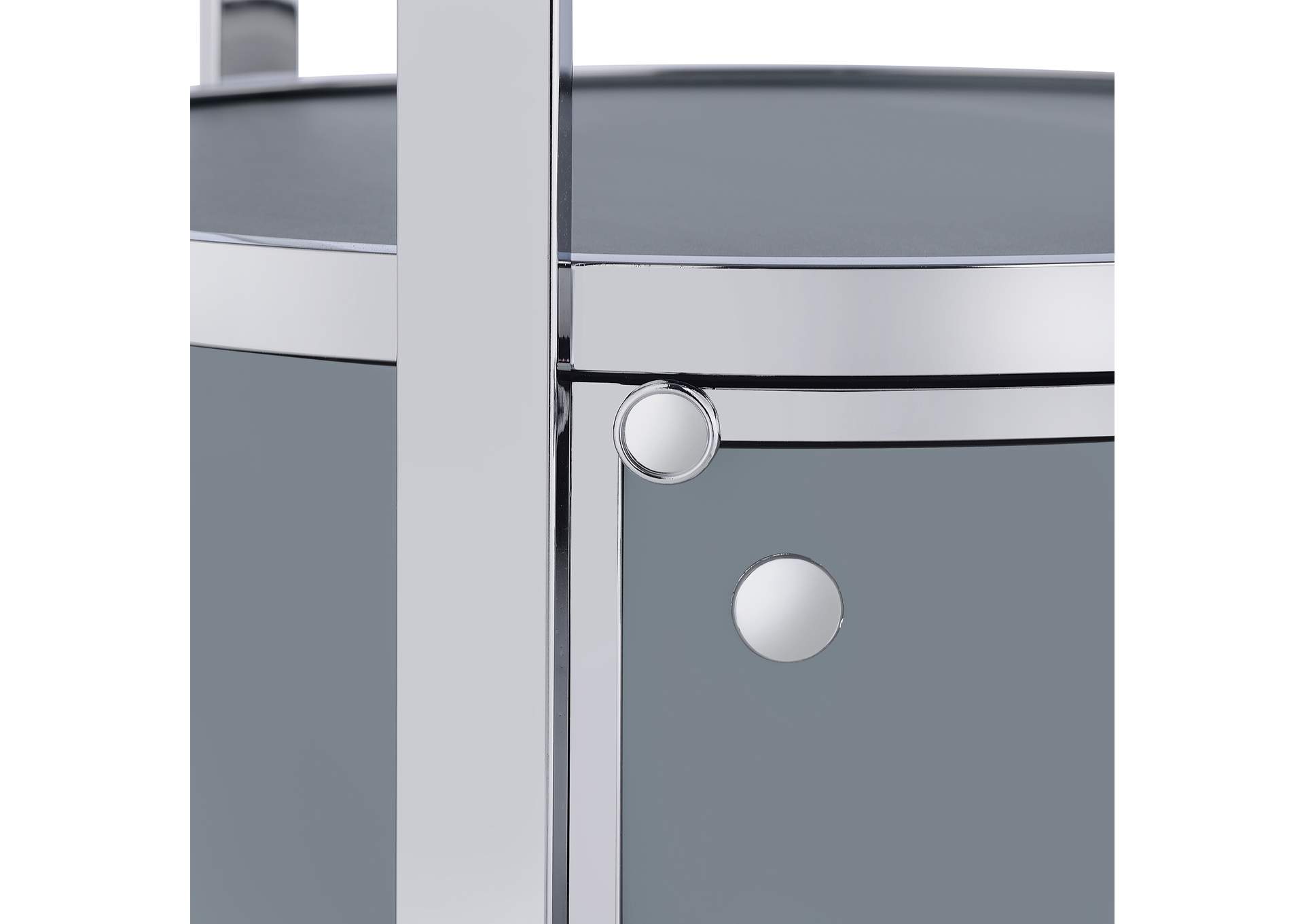 Lalia Wine Rack With Led In Grey image 9