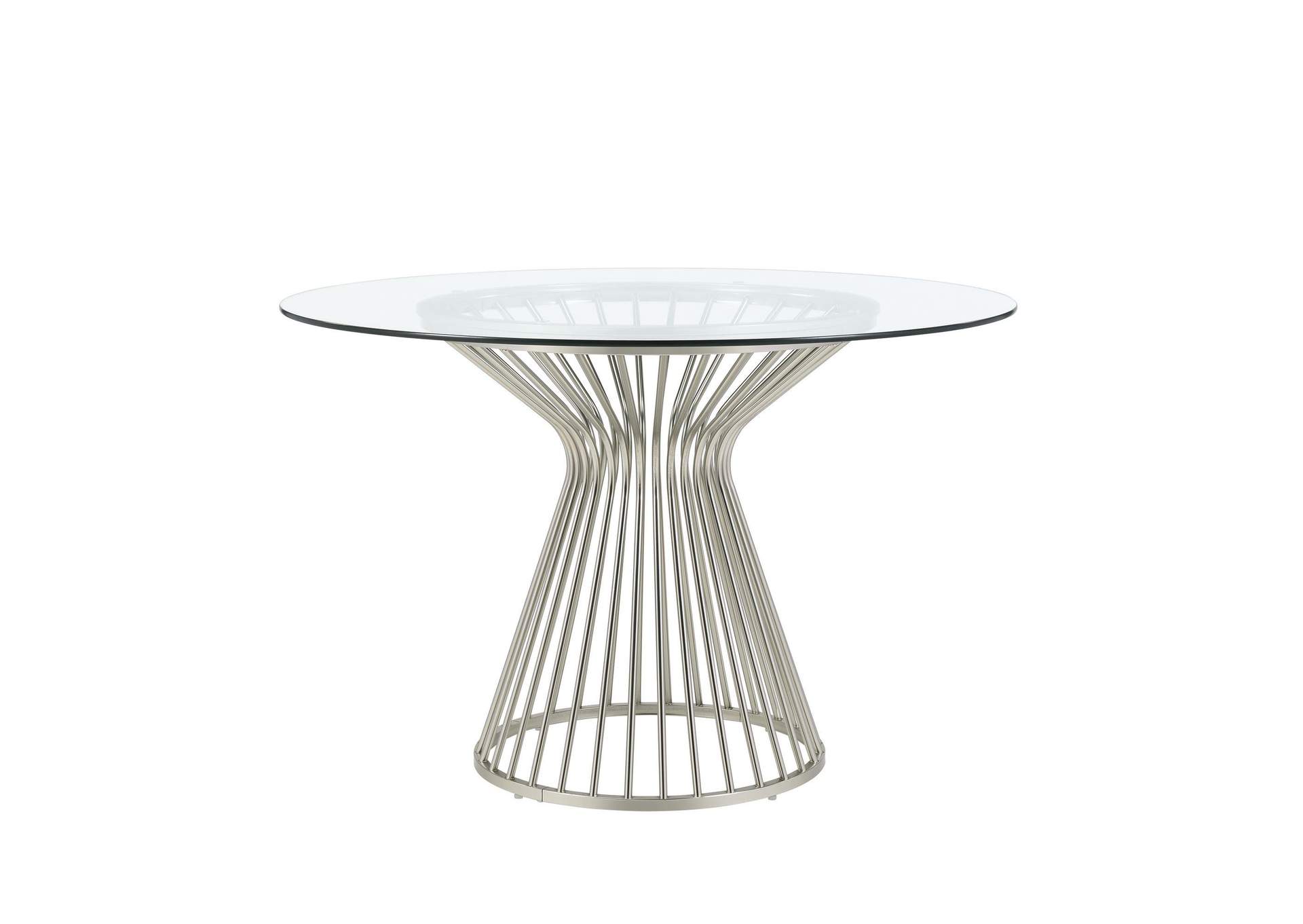 Lavinia Chrome Dining Table image 6