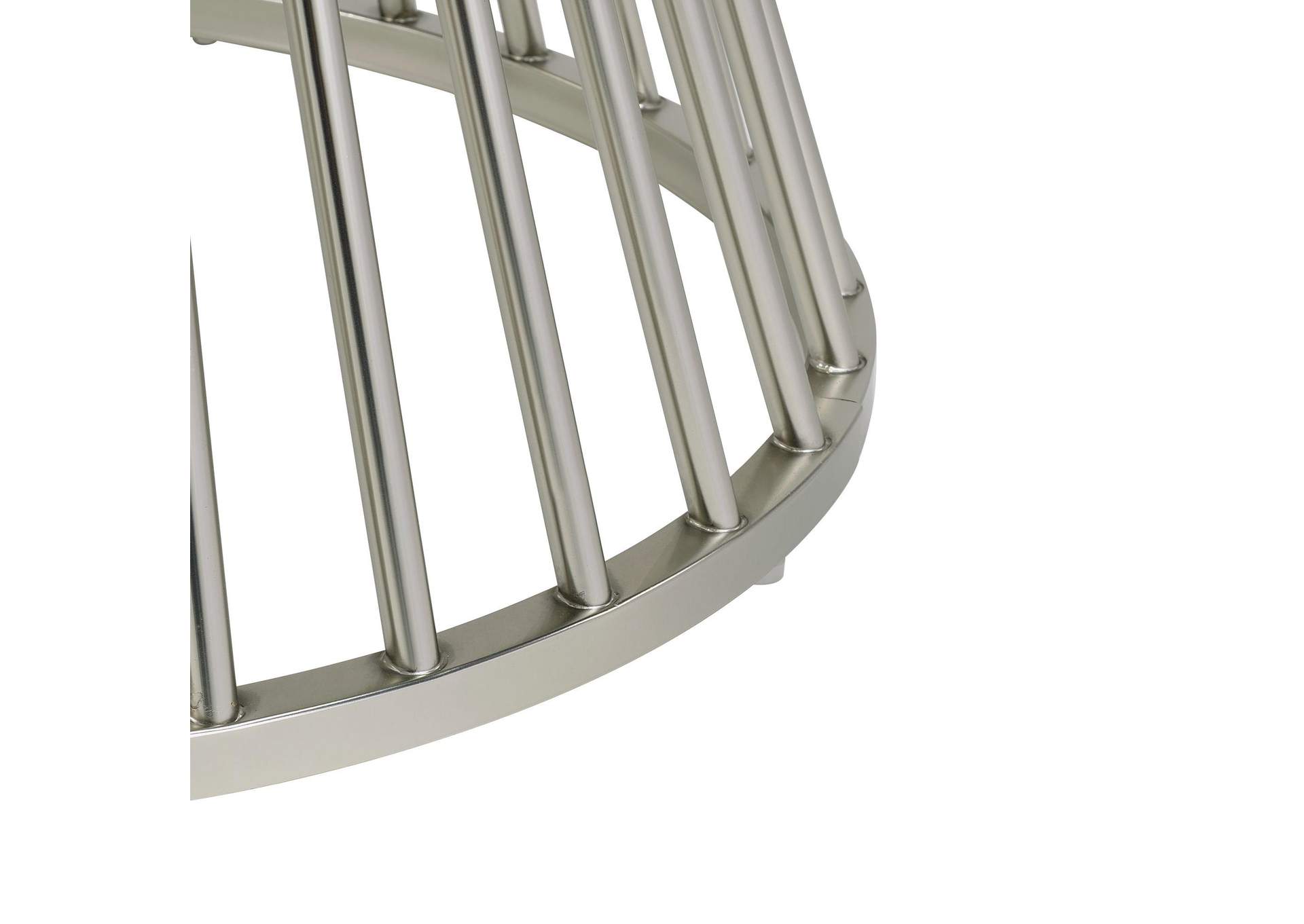 Lavinia Chrome Dining Table image 4