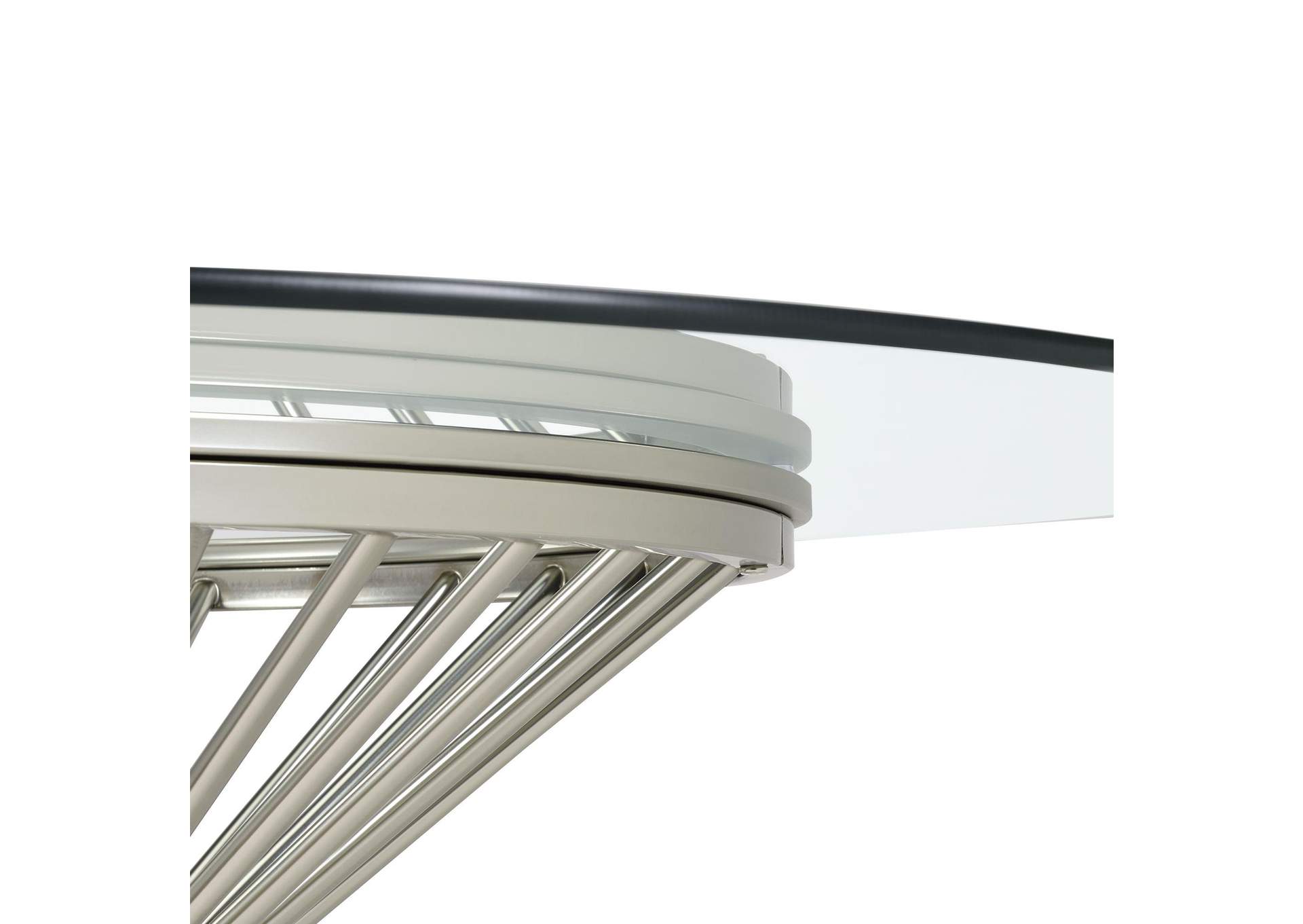Lavinia Chrome Dining Table image 3