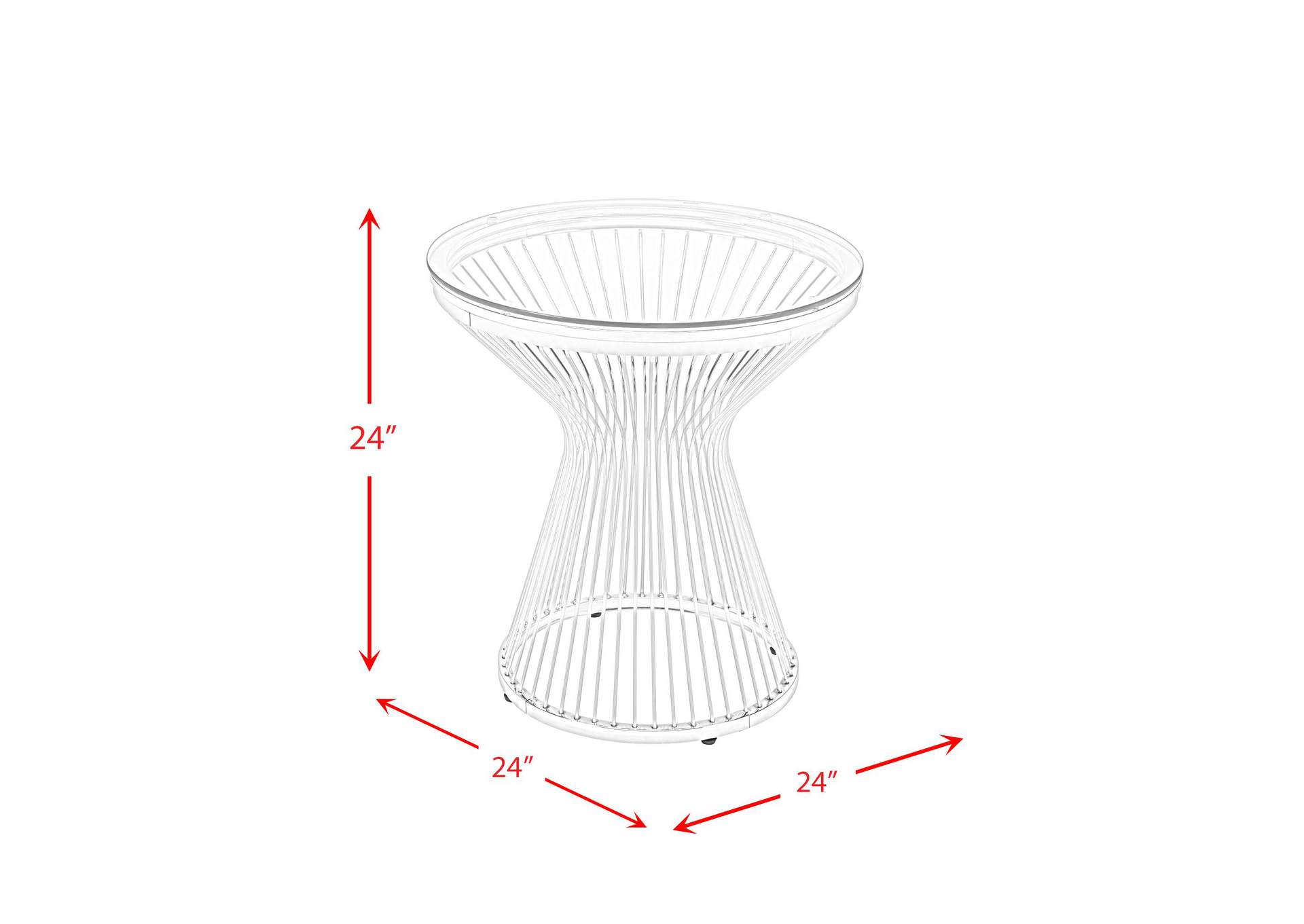 Lavinia Gold End Table 10Mm image 4
