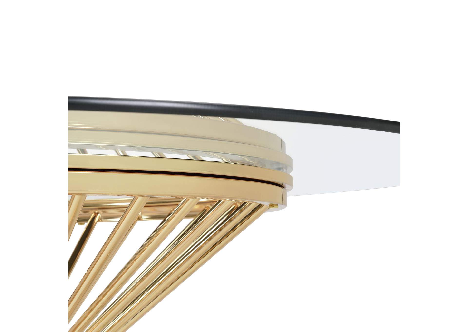 Lavinia Gold Dining Table image 5