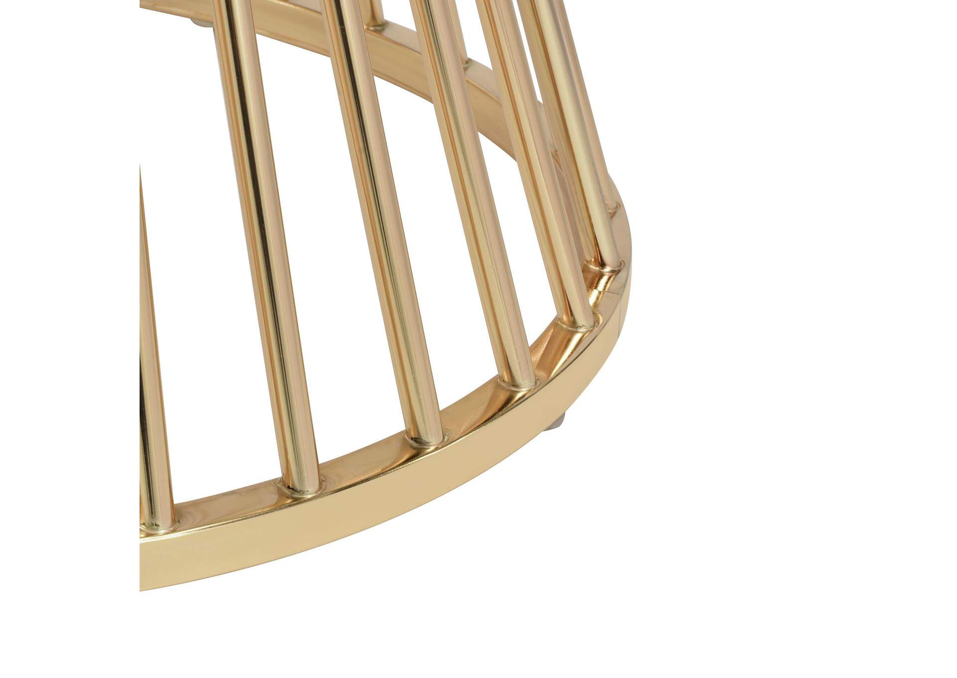 Lavinia Gold Dining Table image 3
