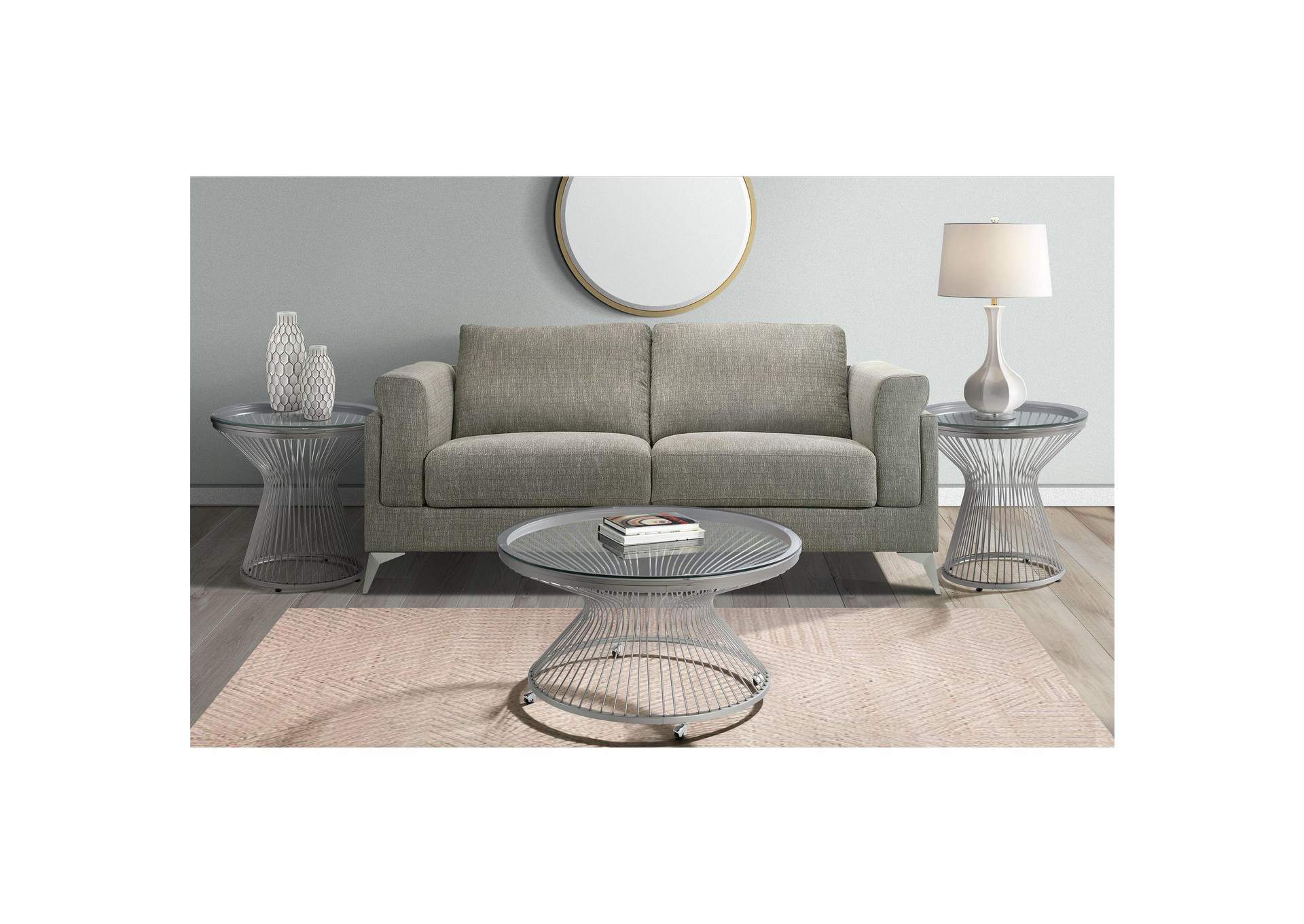 Lavinia Chrome End Table 10Mm image 1