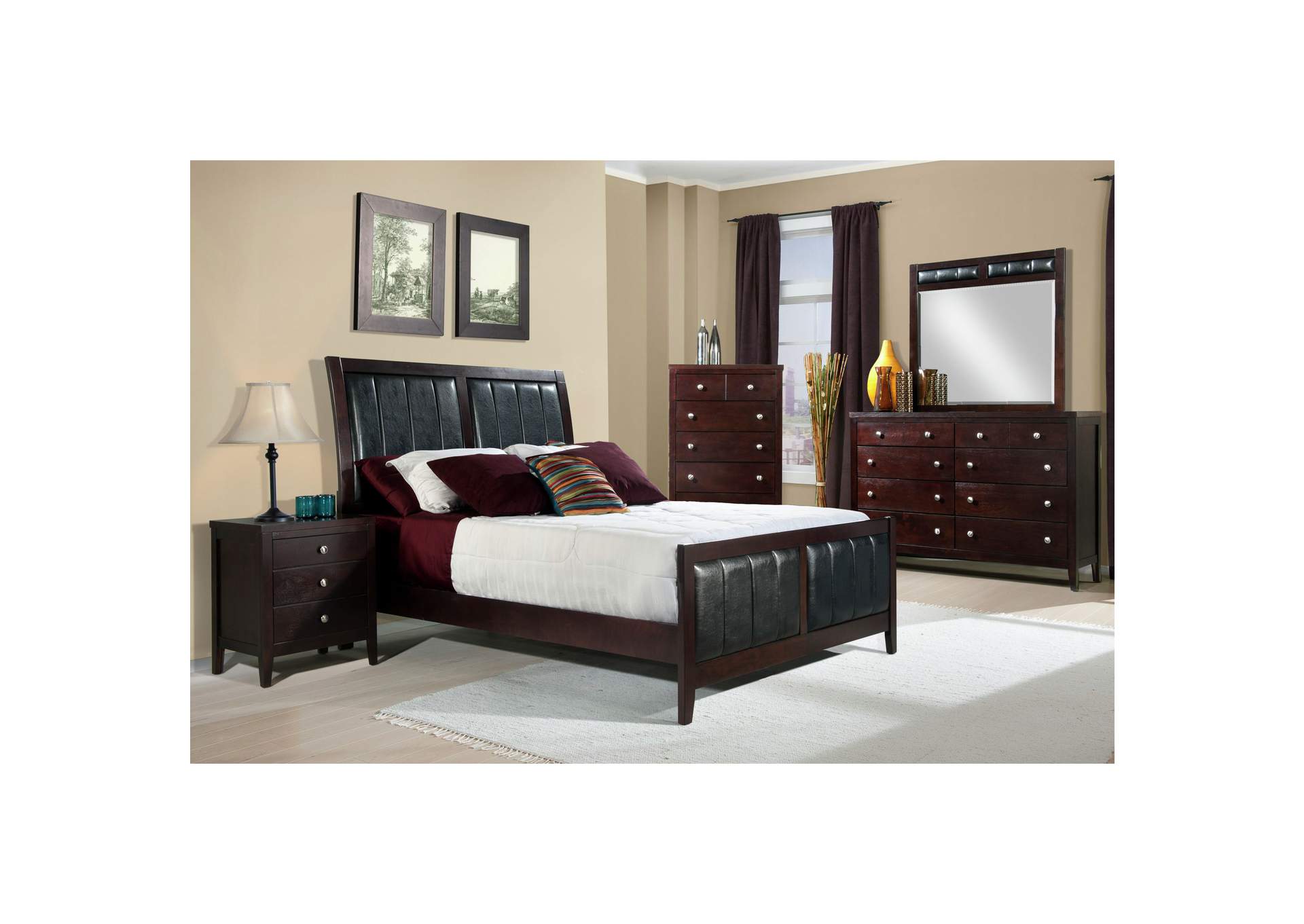 Lawrence King Panel 3 Piece Bedroom Set