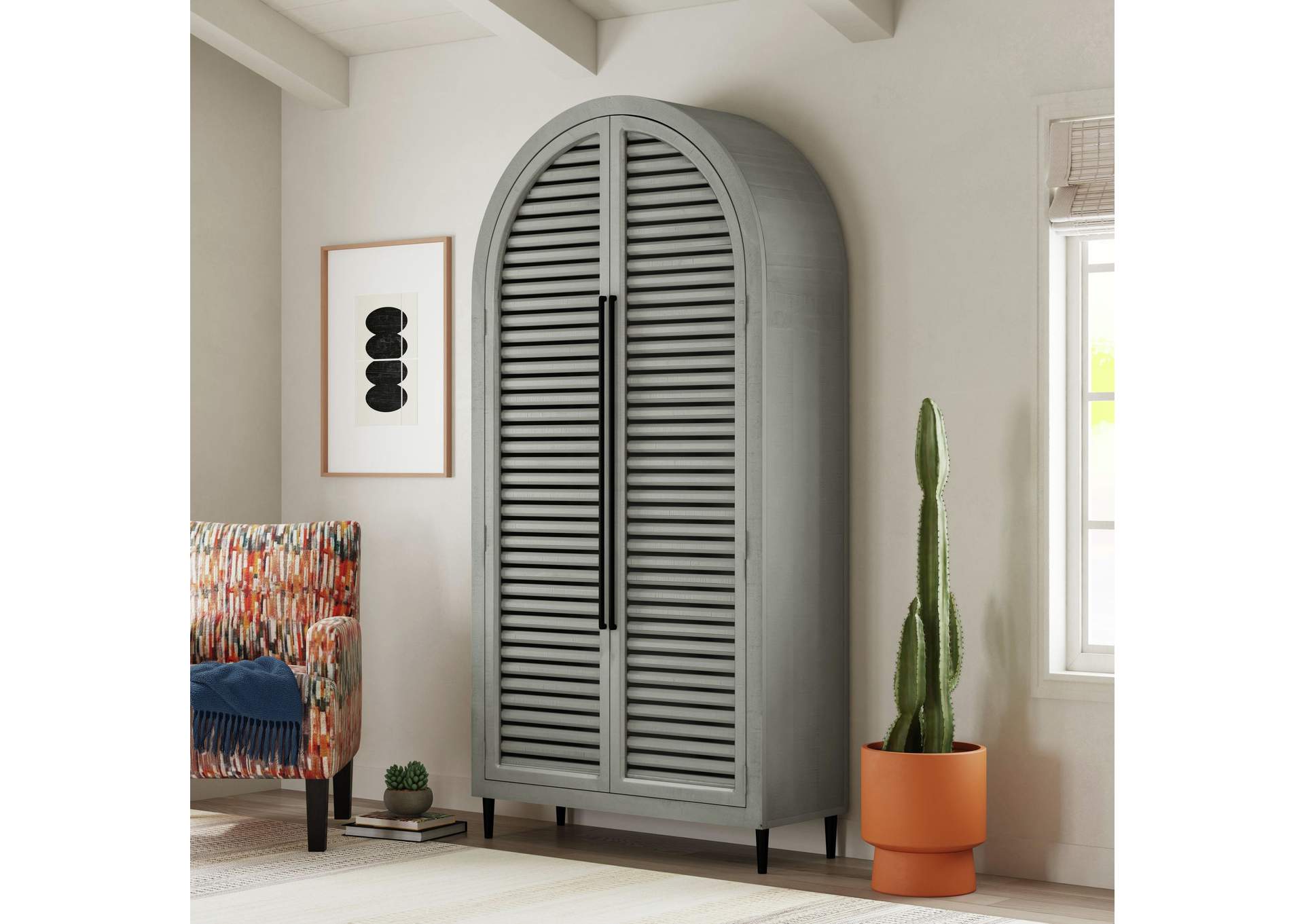 Libra Bookcase In Sage image 1