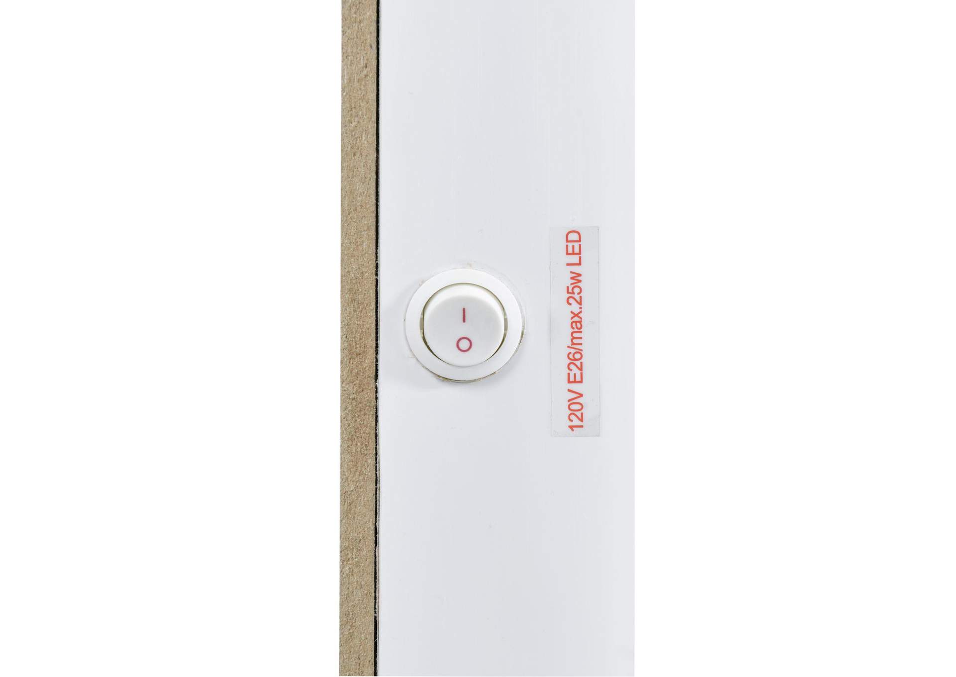 Lindy Floor Mirror With Lights In White image 4