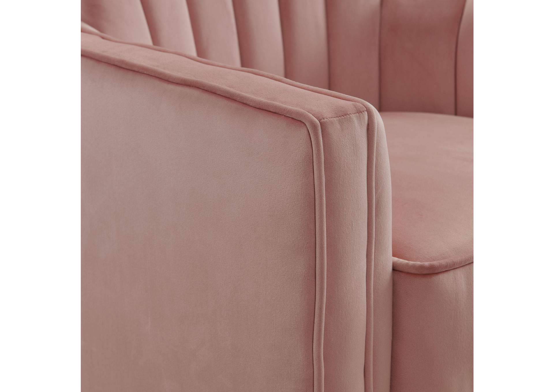 Loden Swivel Chair In Royale Blush image 8