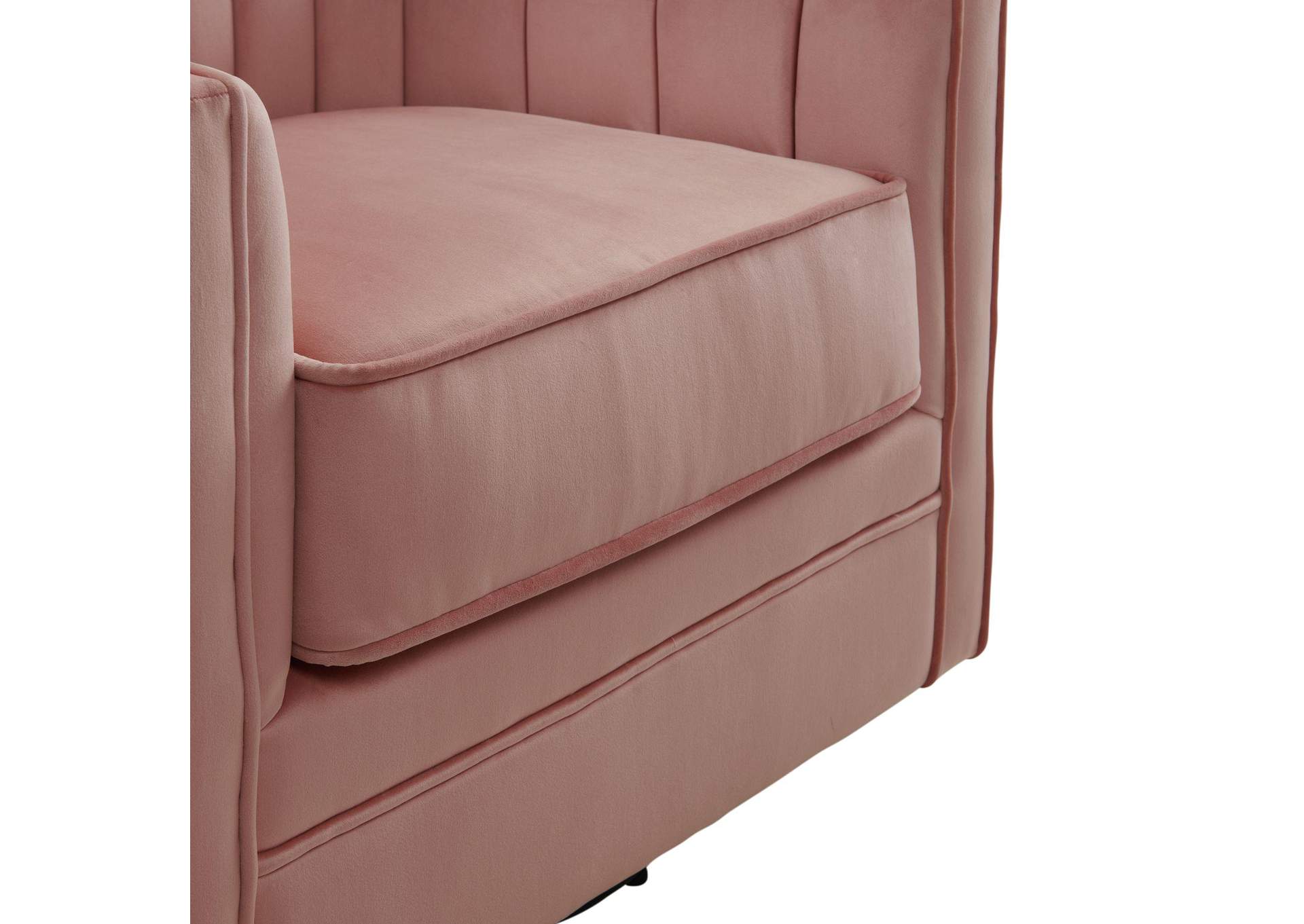 Loden Swivel Chair In Royale Blush image 6