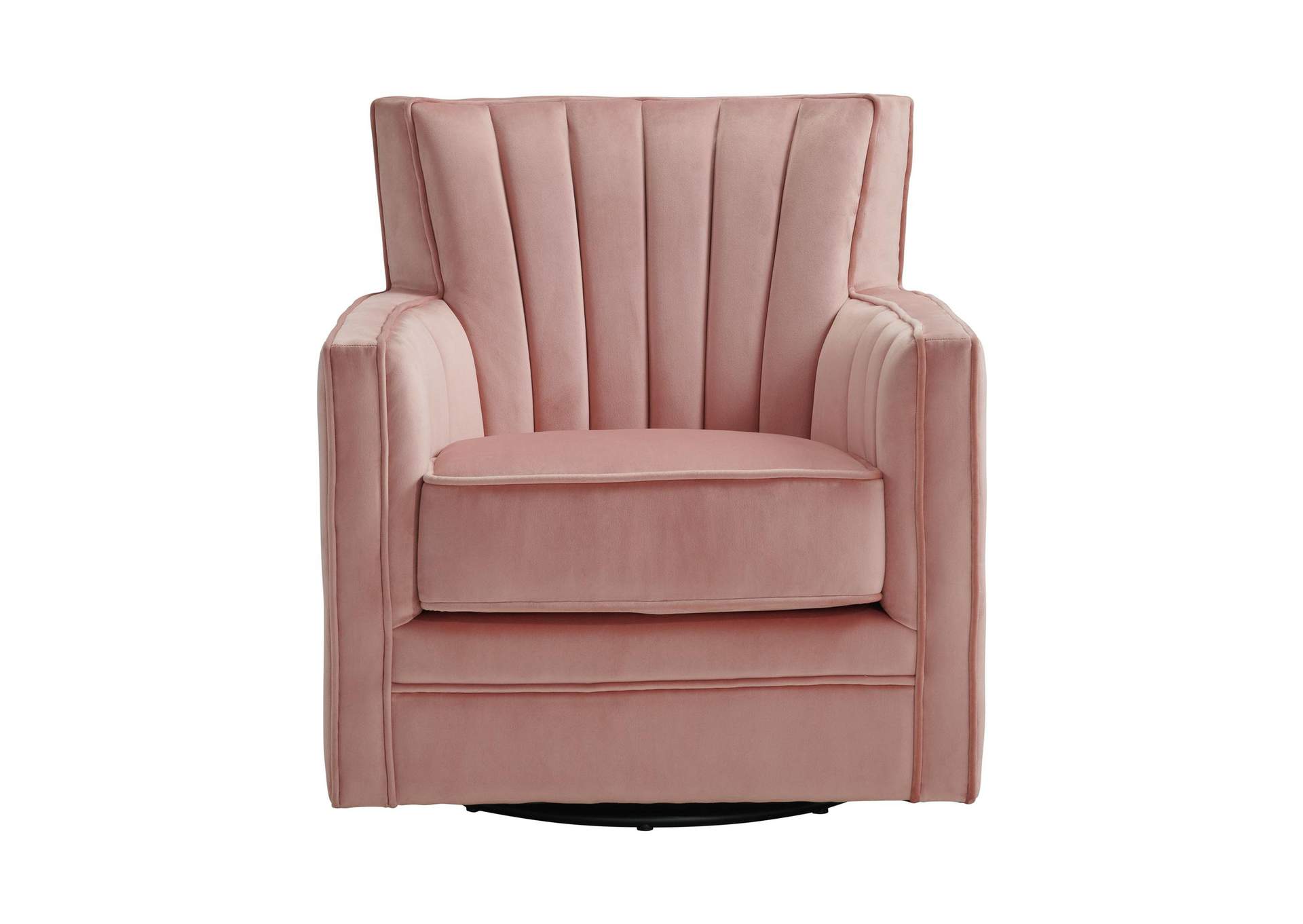 Loden Swivel Chair In Royale Blush image 4