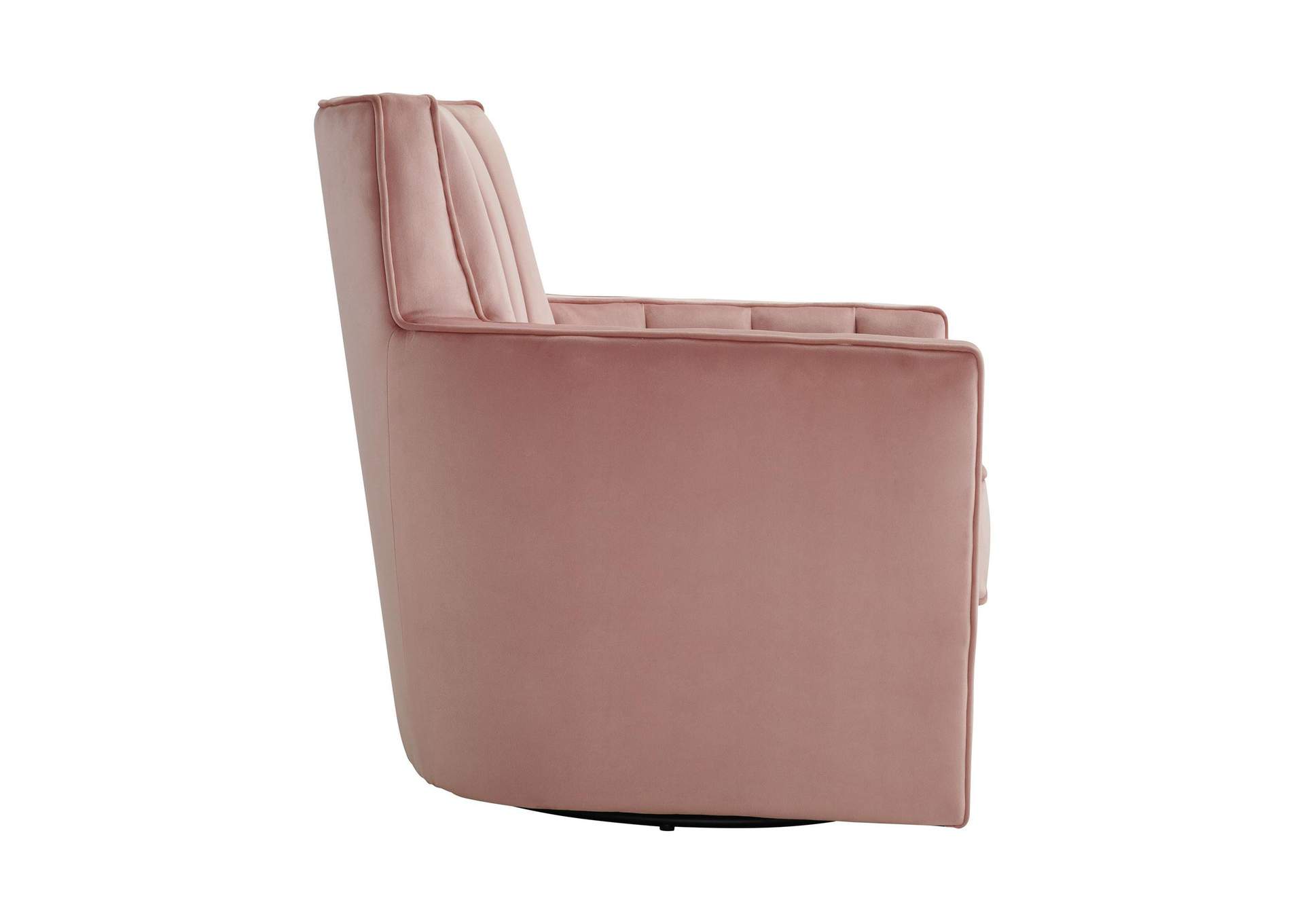 Loden Swivel Chair In Royale Blush image 5