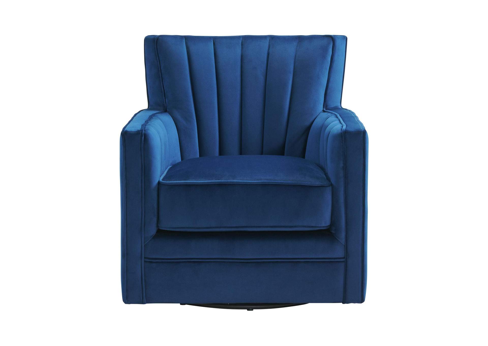 Loden Swivel Chair In Royale Cobalt image 9